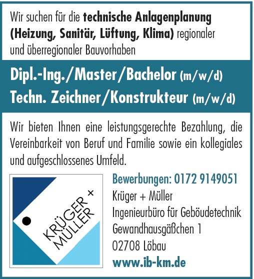 Dipl.-Ingenieur Master/Bachelor m/w/d