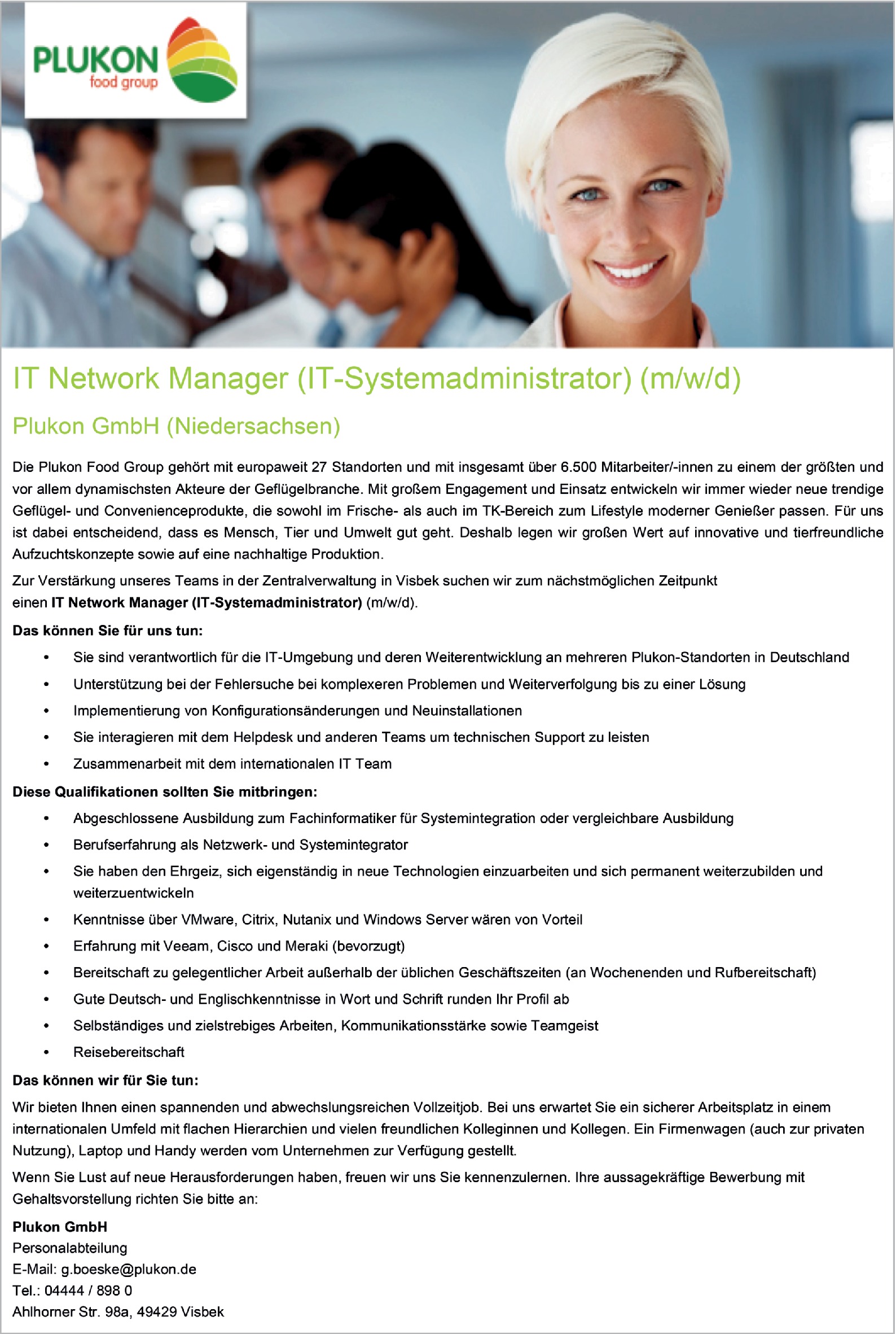 IT Network Manager m/w/d