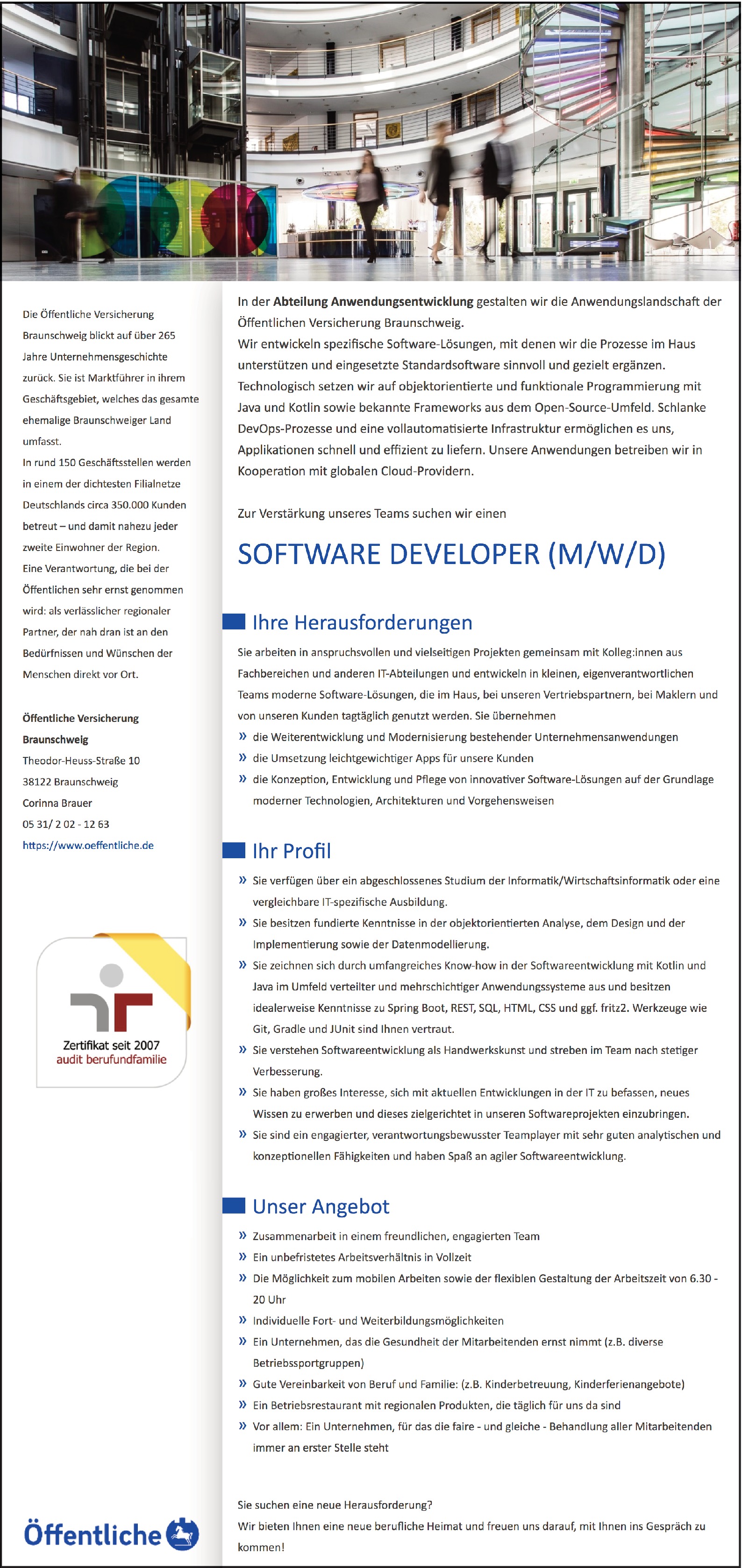 Software Developer m/w/d