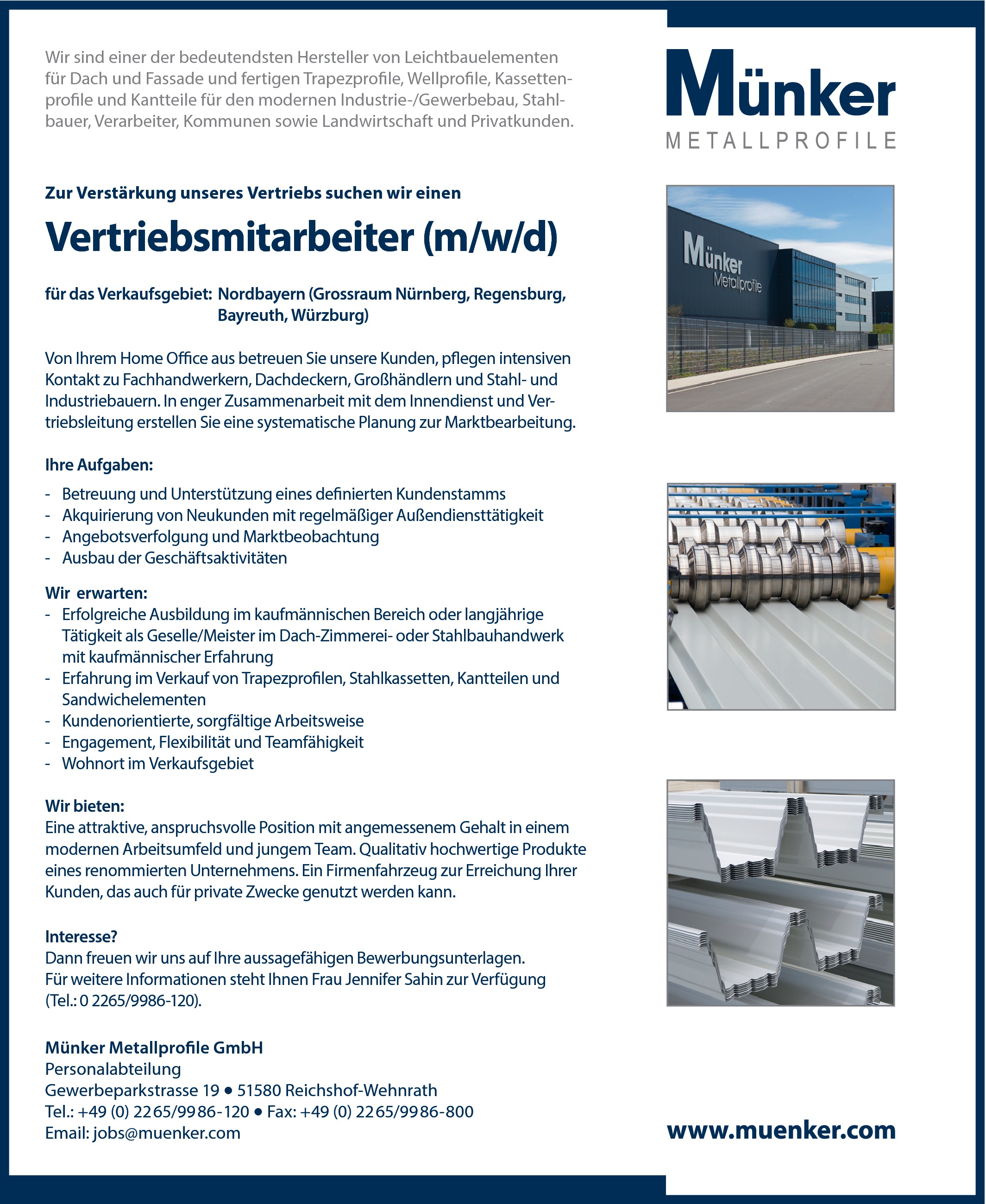 Vertriebsmitarbeiter (m/w/d)