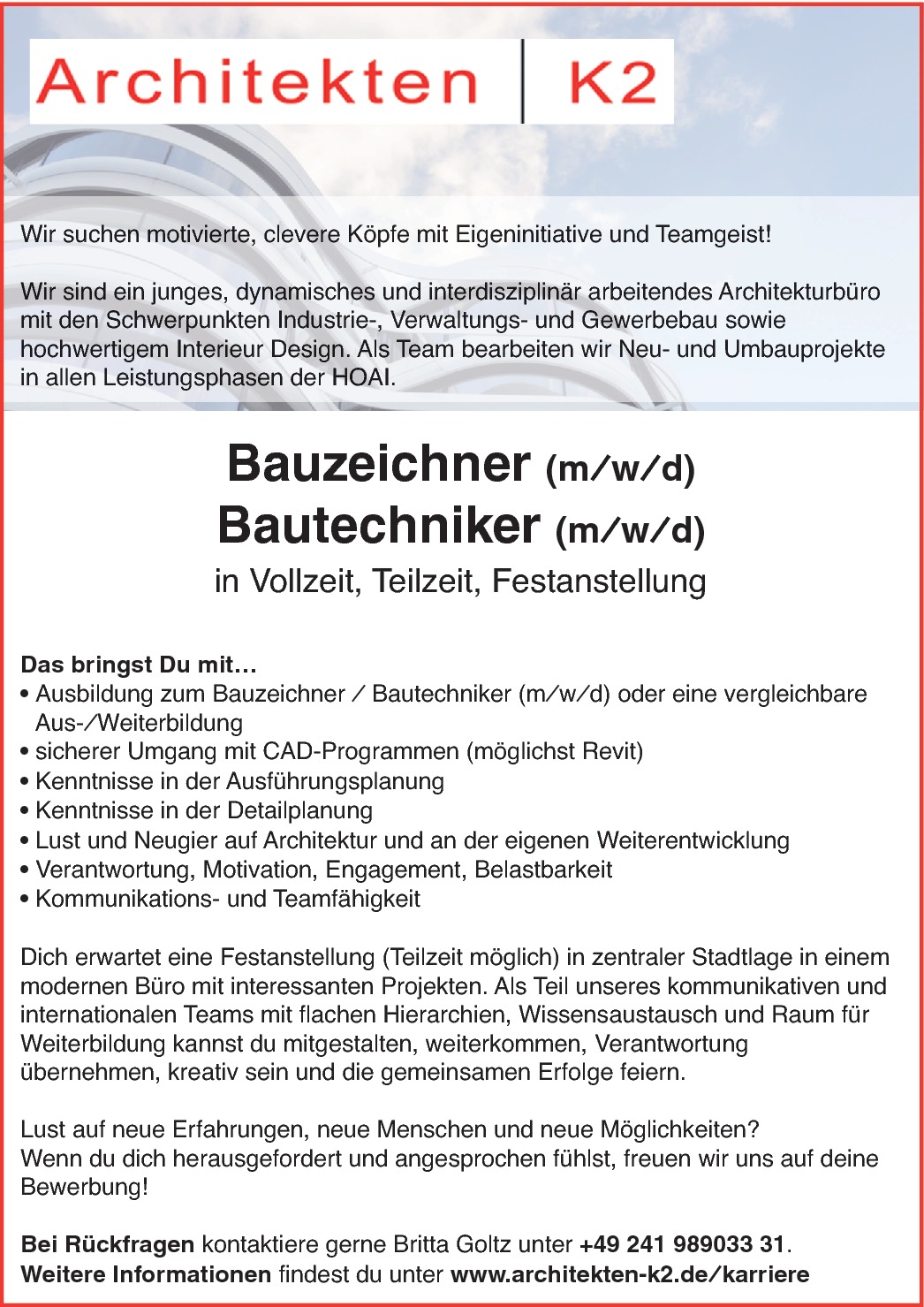 Bauzeichner m/w/d