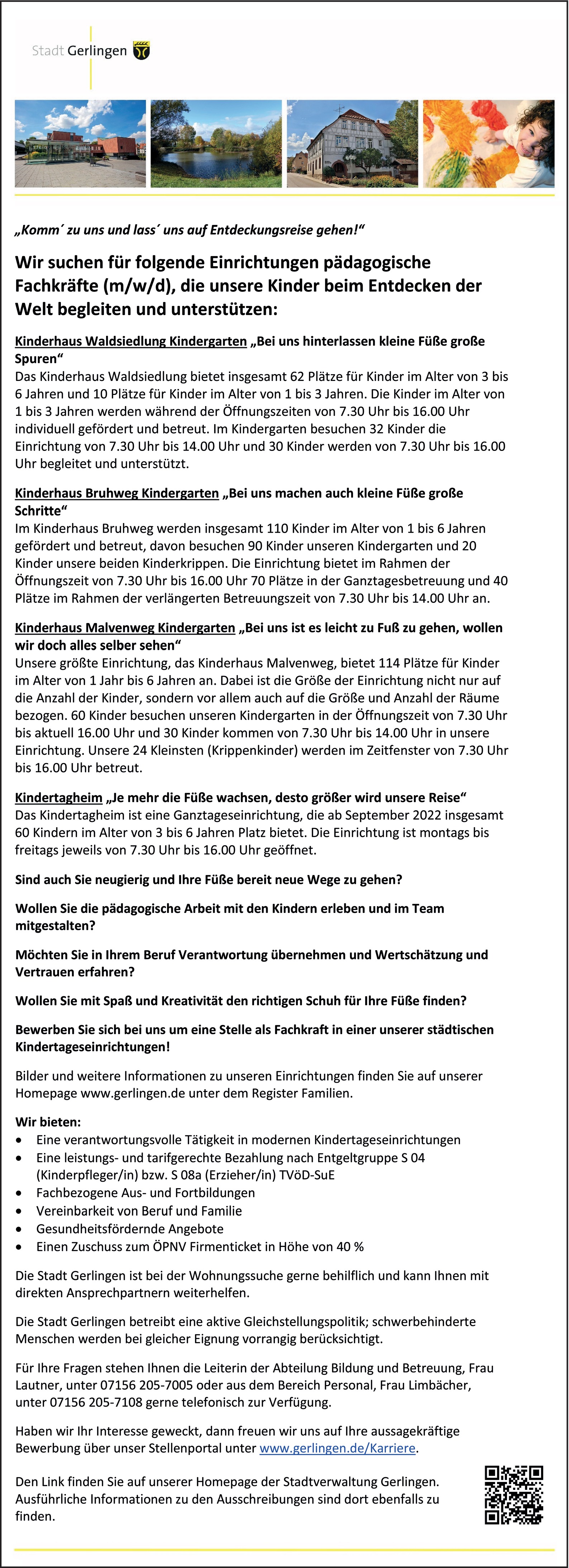 Pädagogische Fachkraft m/w/d 