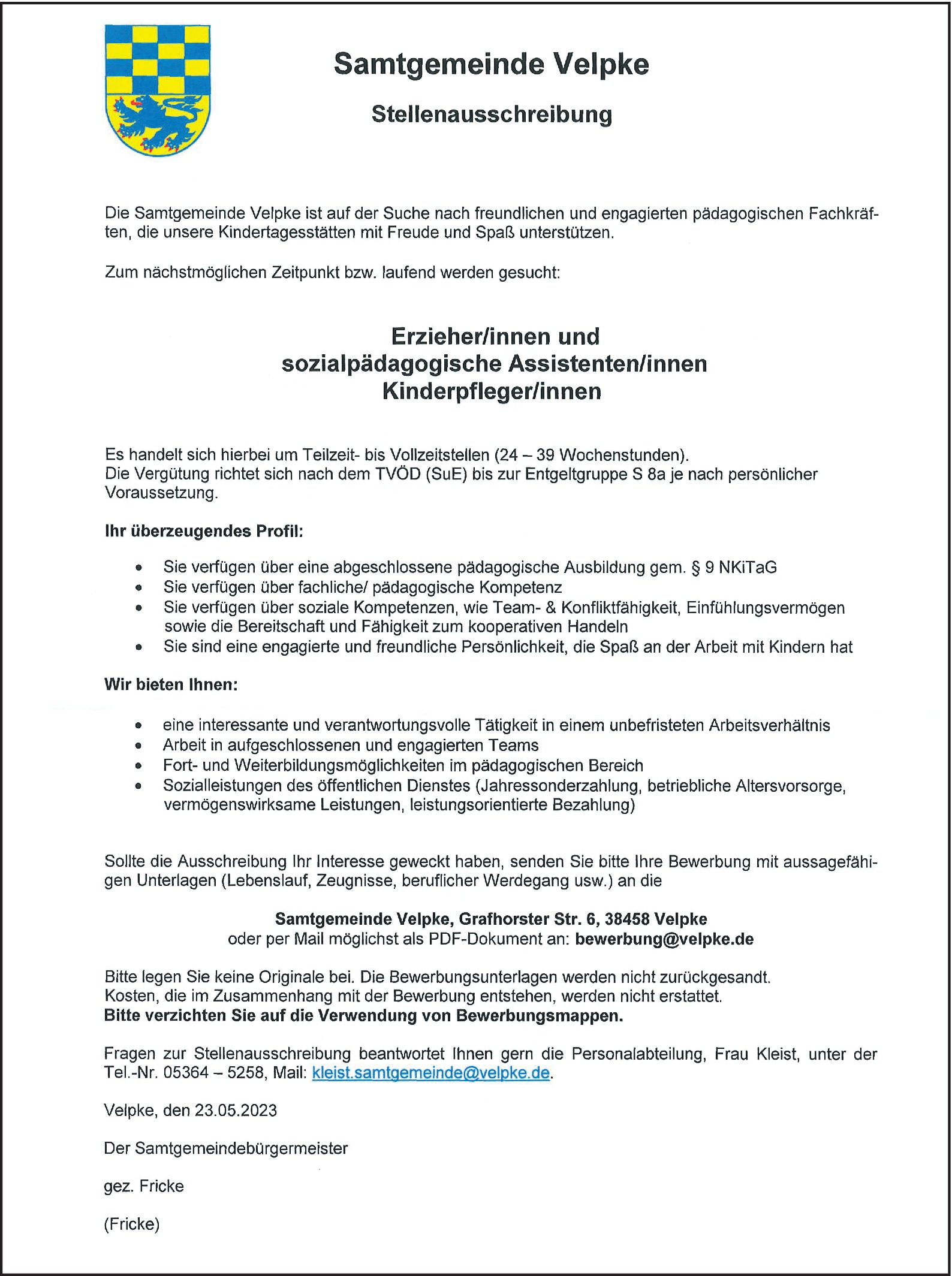 Erzieher / SPA (m/w/d)