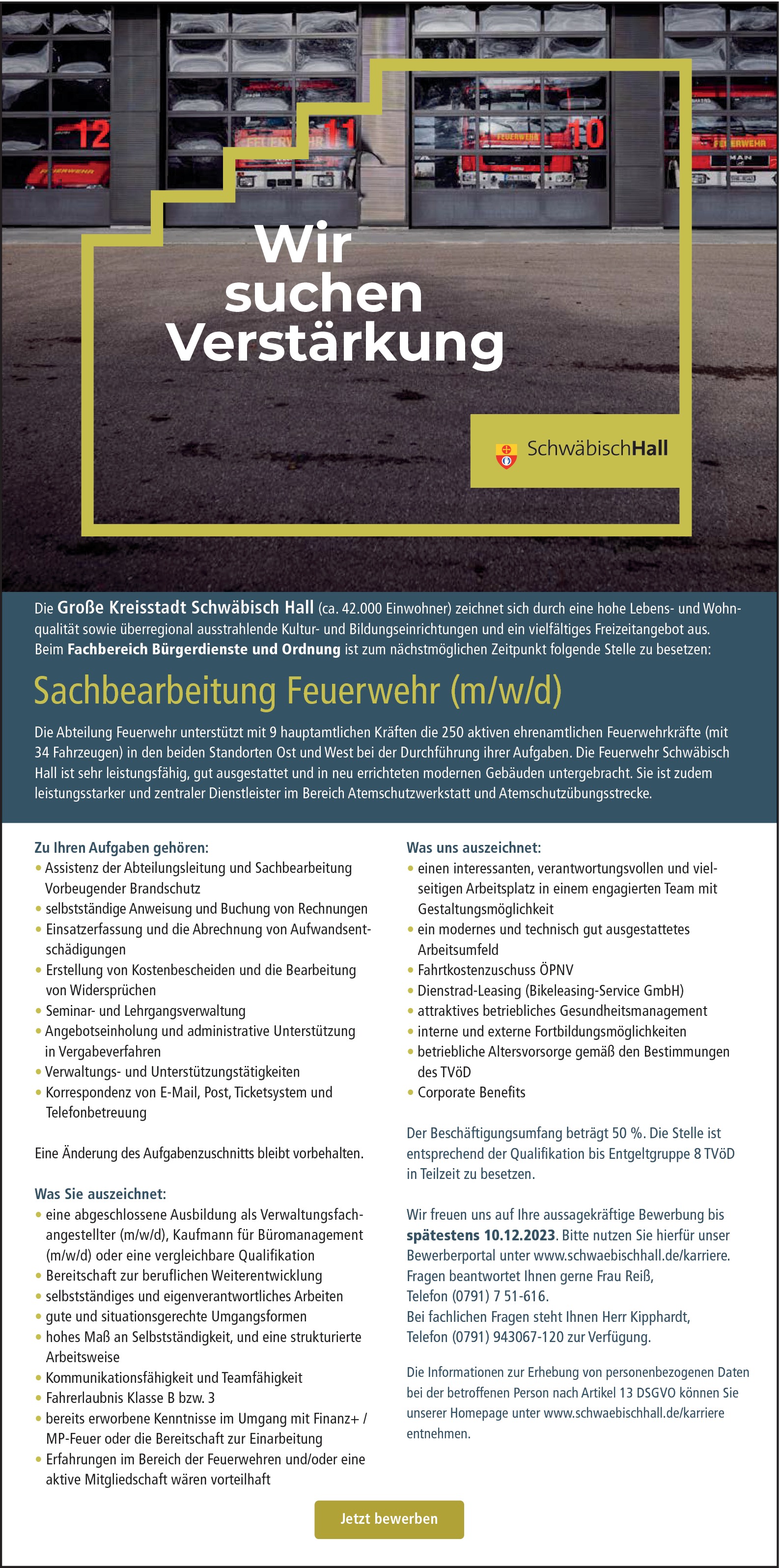 Kaufmann / Kauffrau - Büromanagement (m/w/d)
