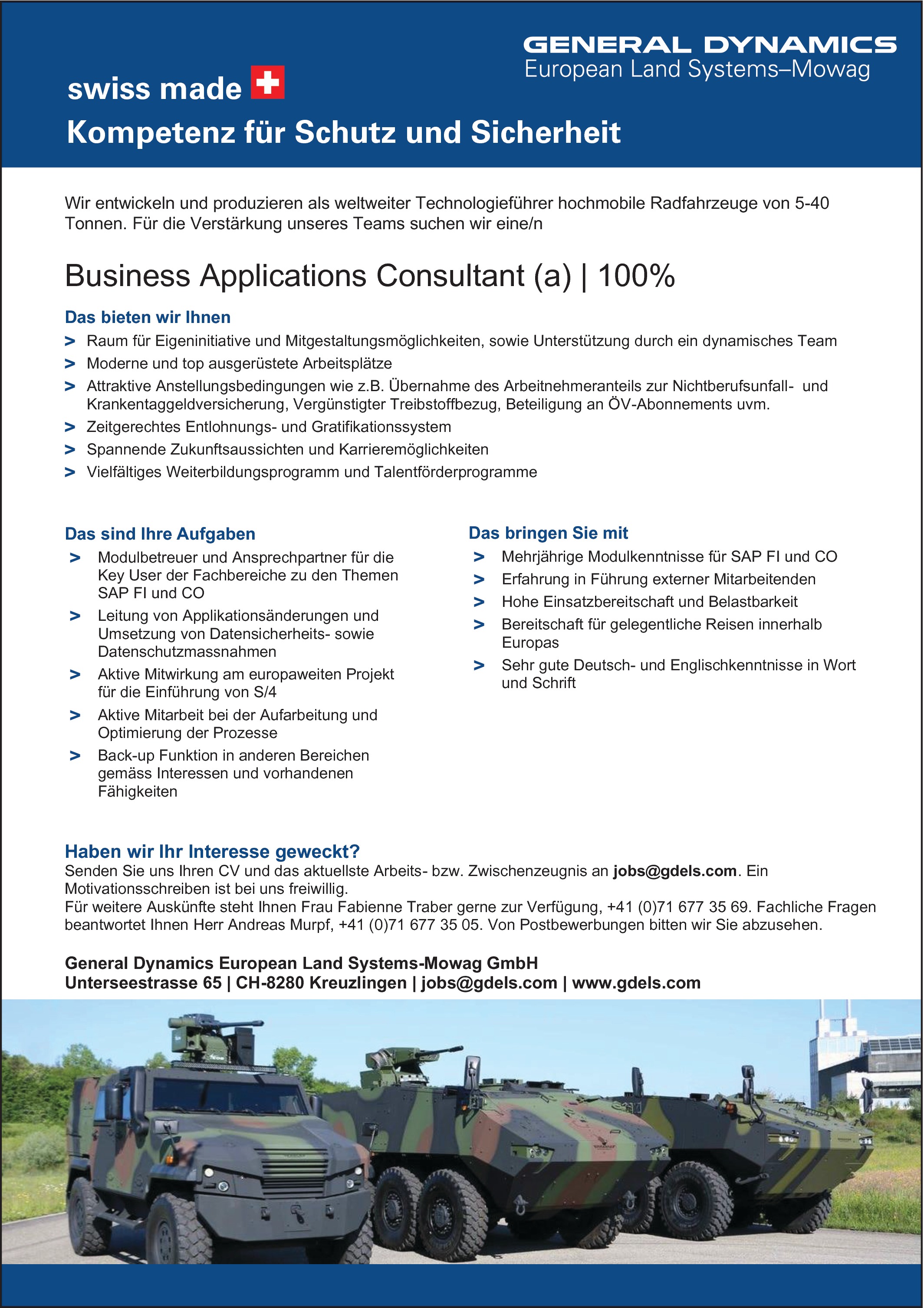 Business Applications Consultant (a) 