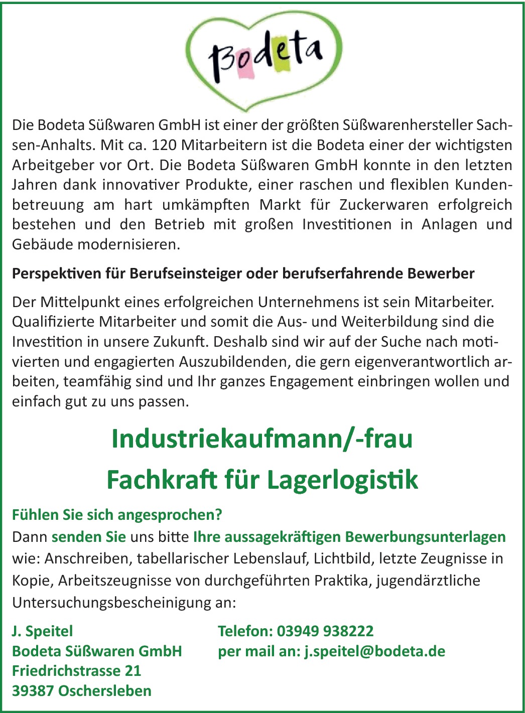 Industriekaufmann/frau m/w/d
