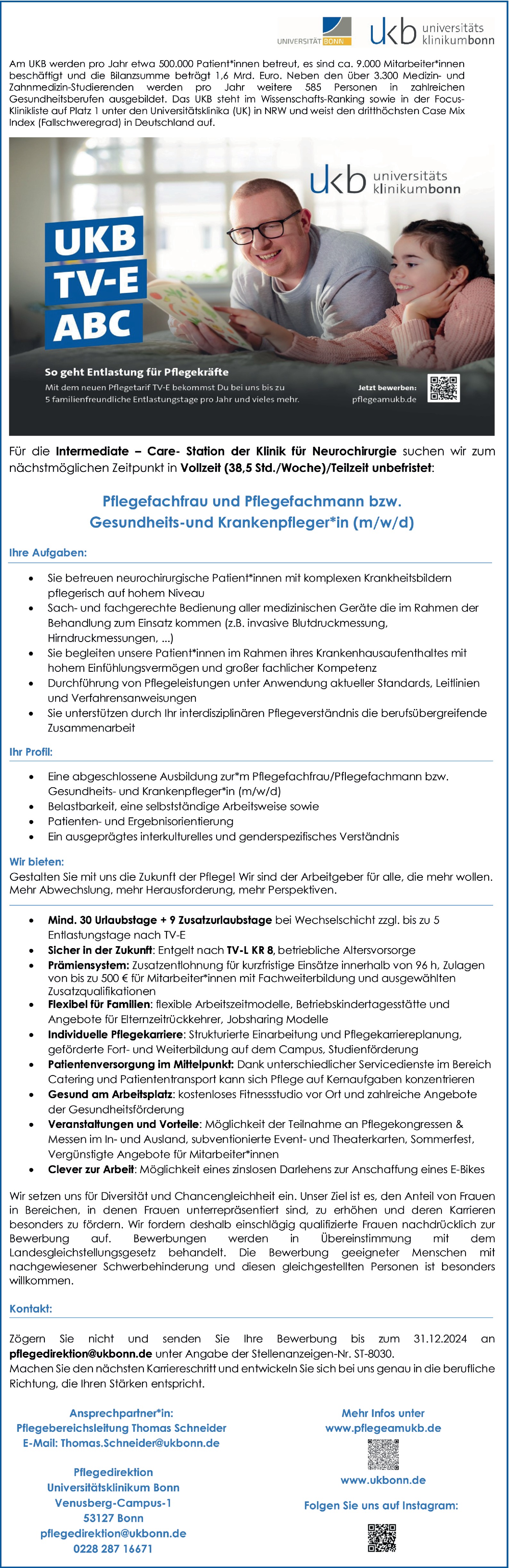 Gesundheits- und Krankenpfleger (m/w/d)