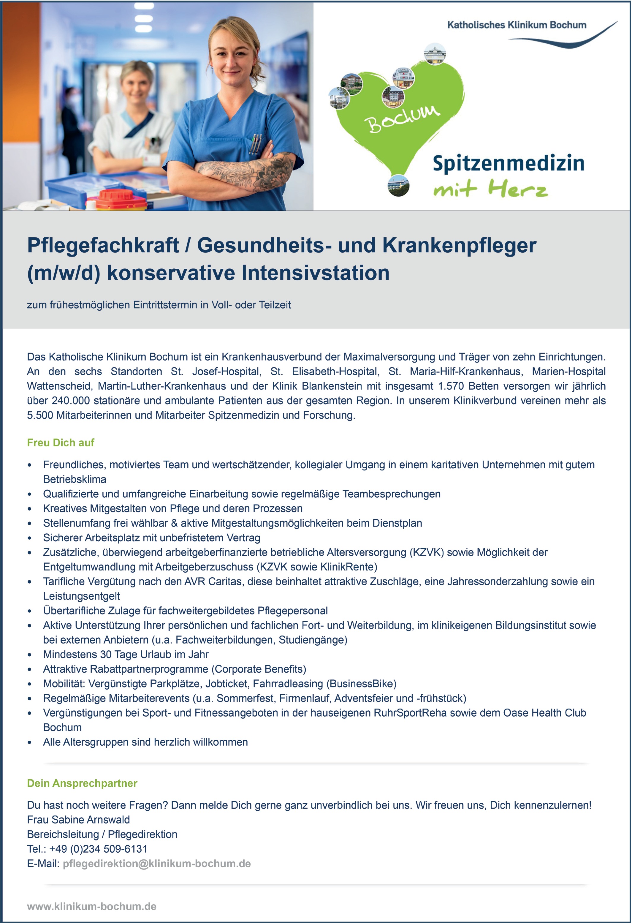 Gesundheits- und Krankenpfleger (m/w/d)