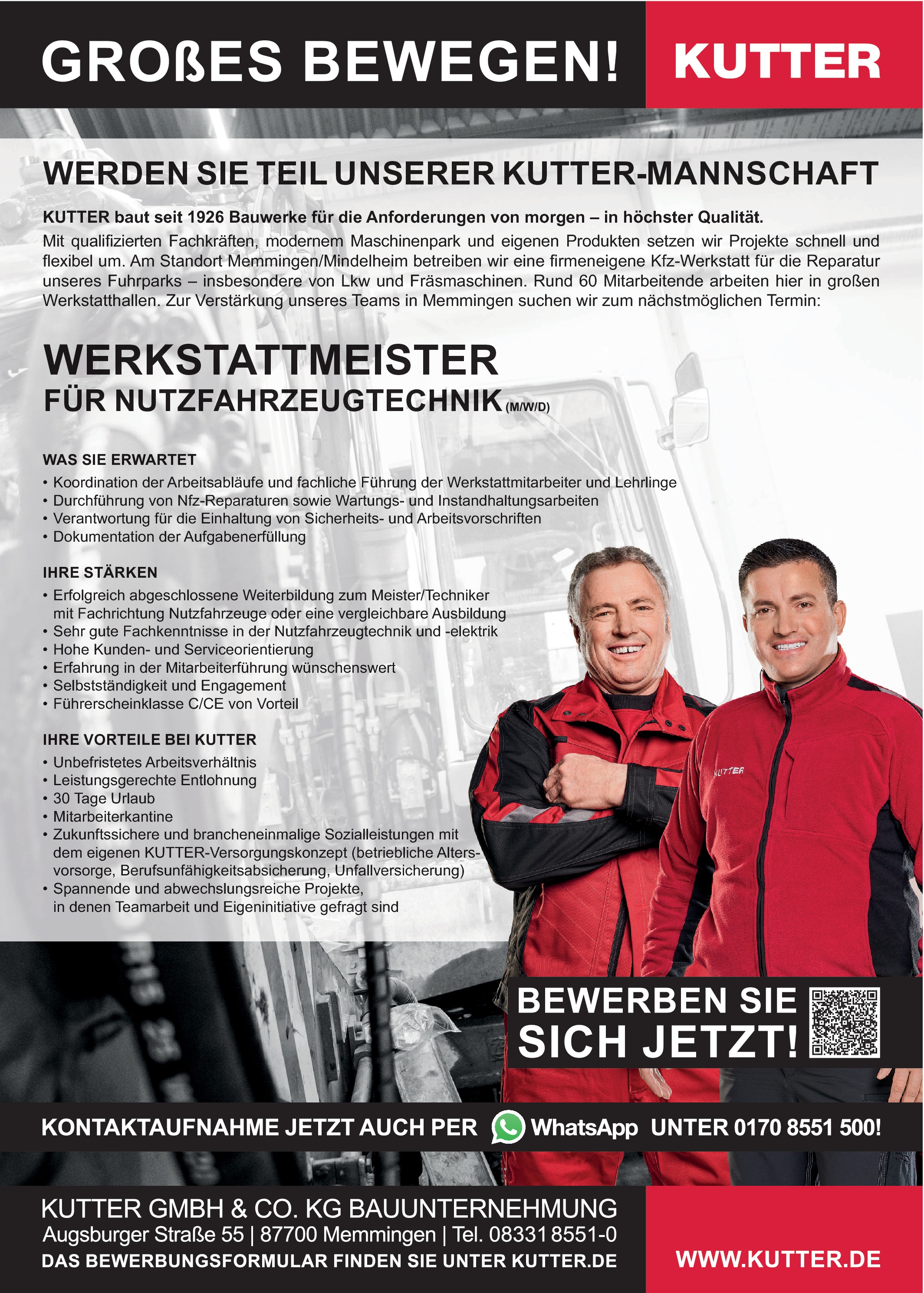 Werkstattmeister m/w/d
