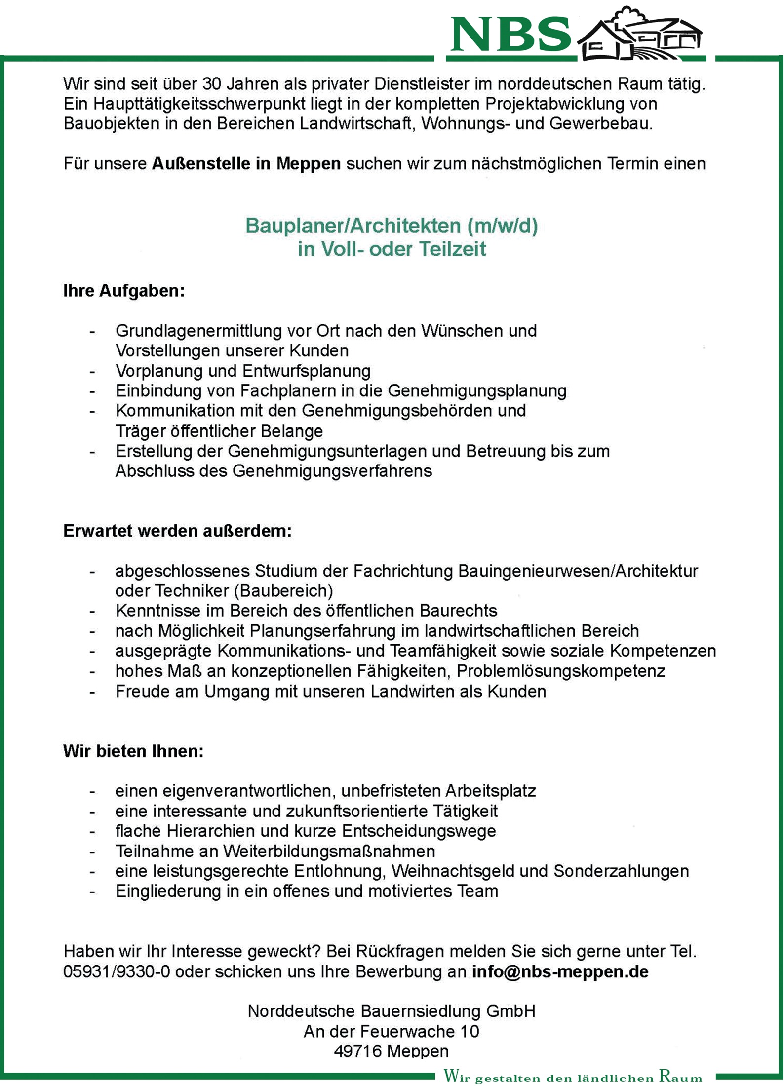 Bauingenieur (m/w/d)