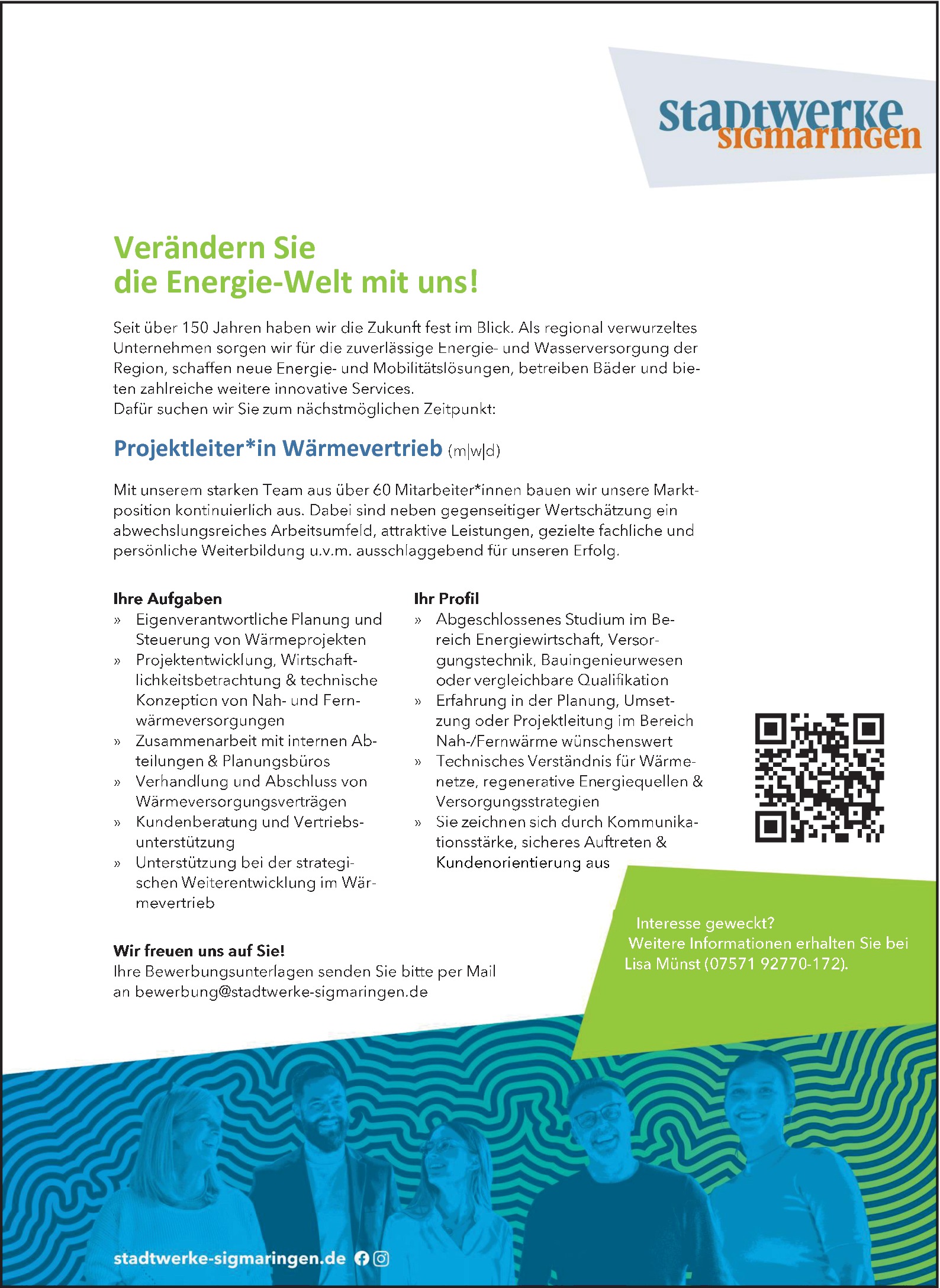 Versorgungstechniker als Projektleiter m/w/d