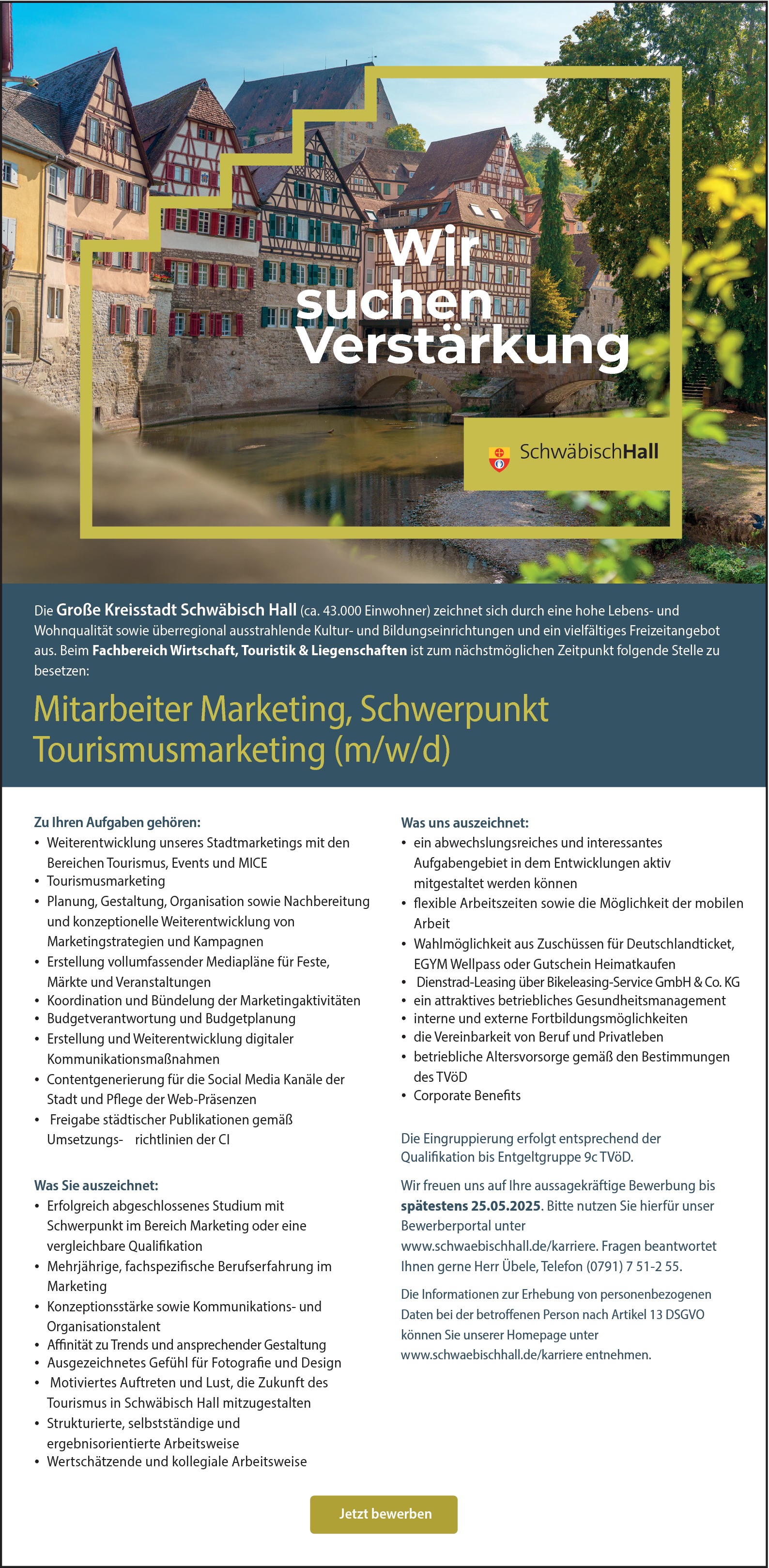 Marketing Manager / Tourismusmarketing (m/w/d)
