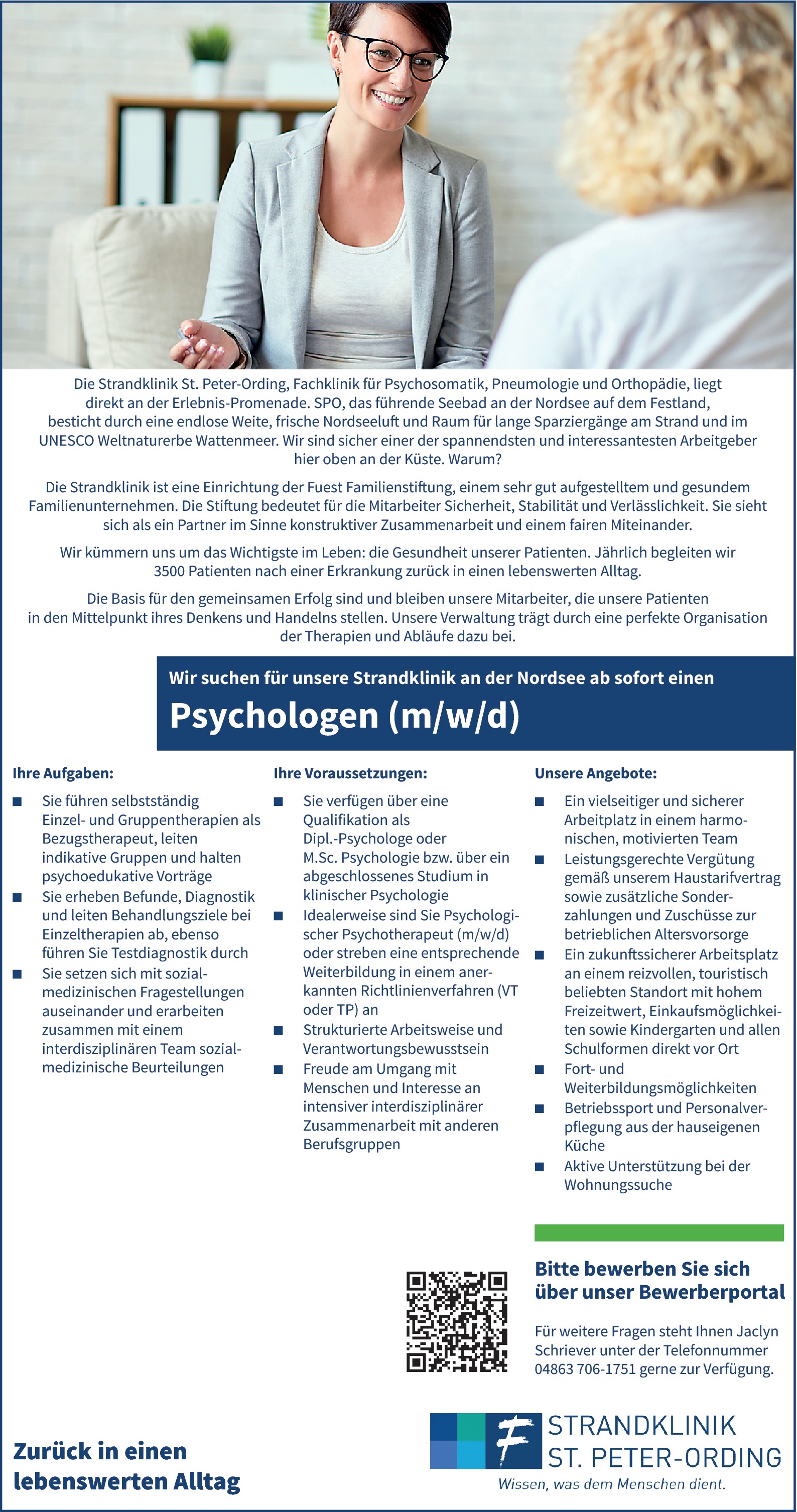 Psychologe (m/w/d)