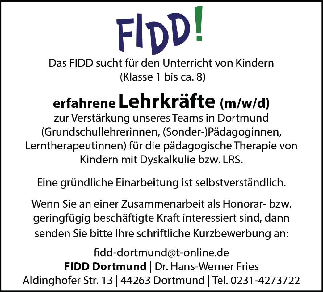 Grundschullehrer m/w/d