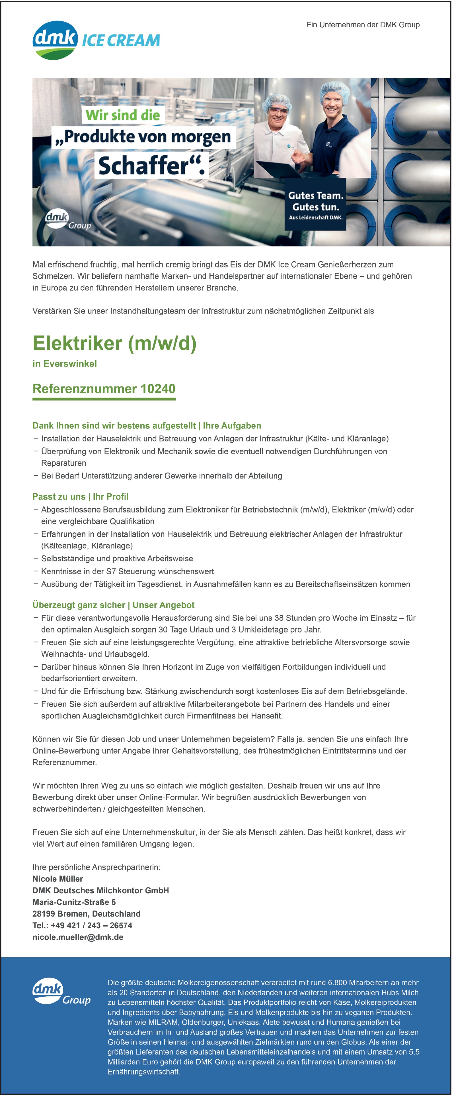 Elektriker/in m/w/d