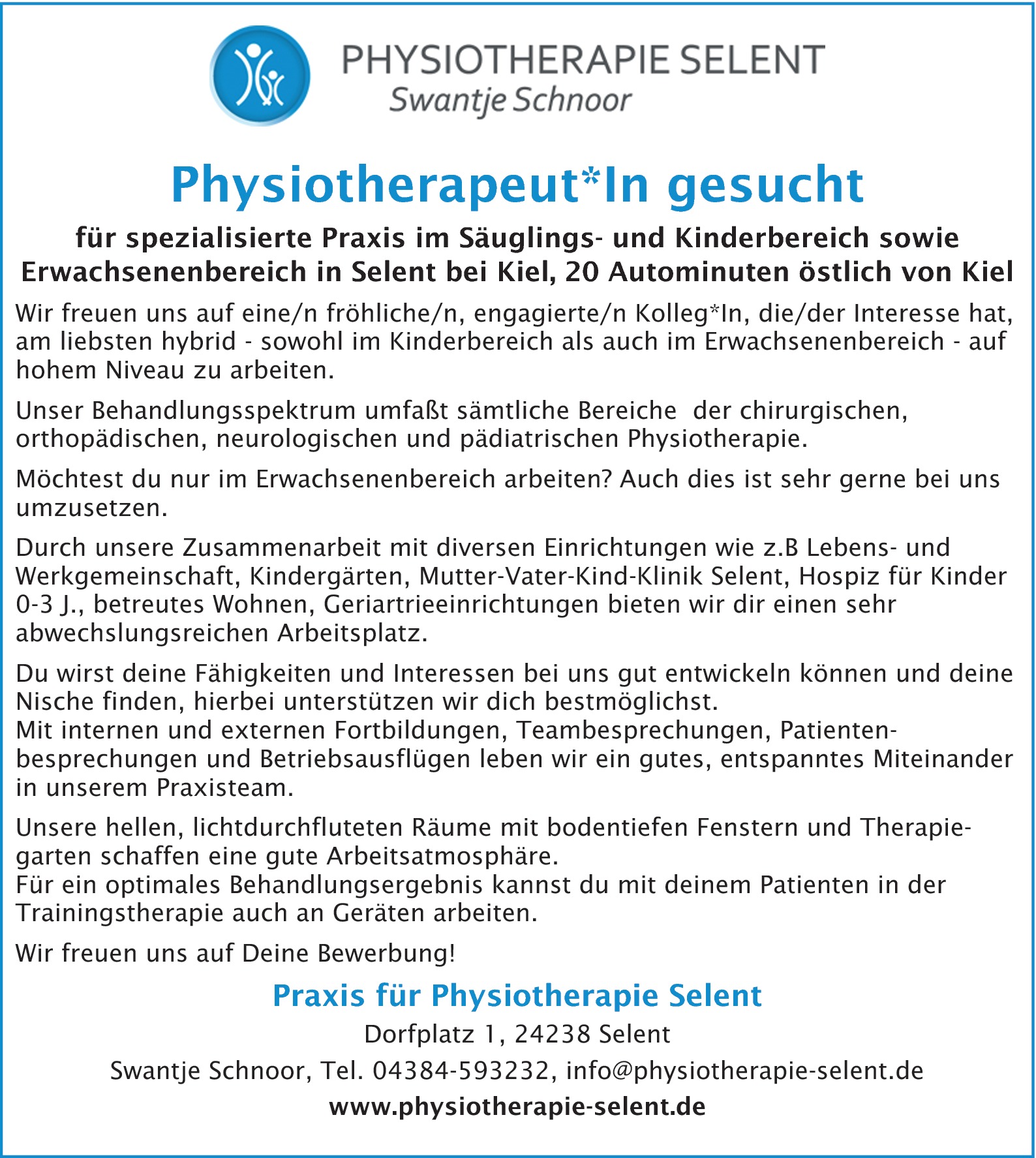 Physiotherapeut m/w/d
