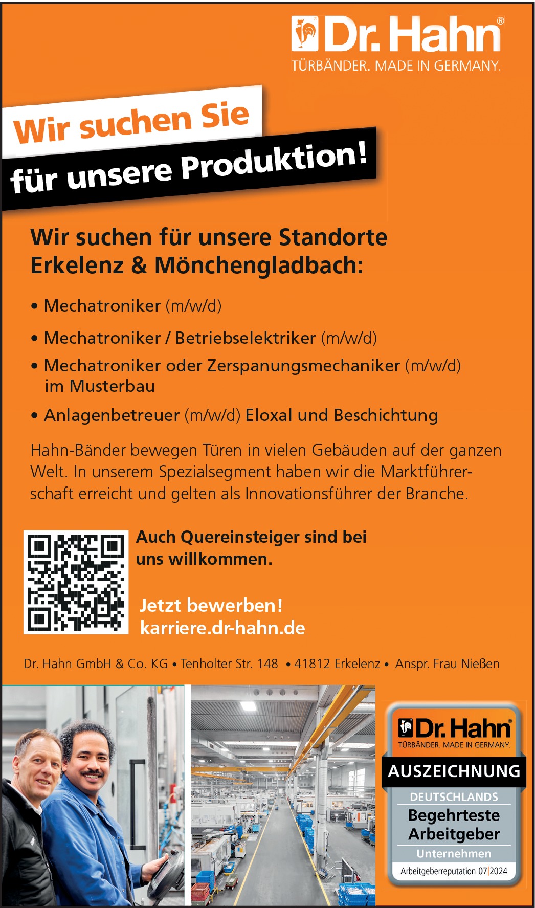 Mechatroniker m/w/d