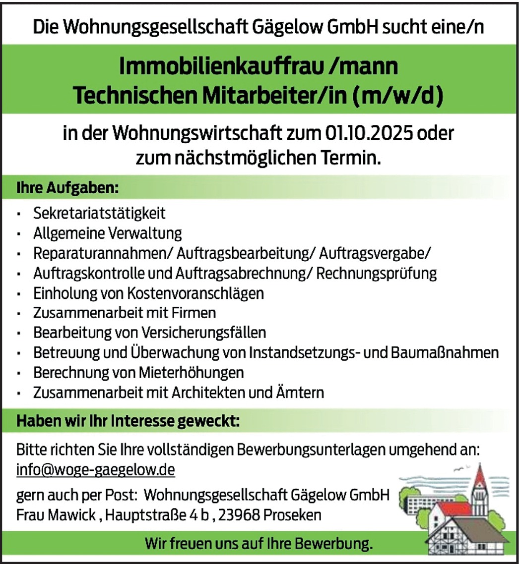 Technischer Sachbearbeiter (m/w/d) 