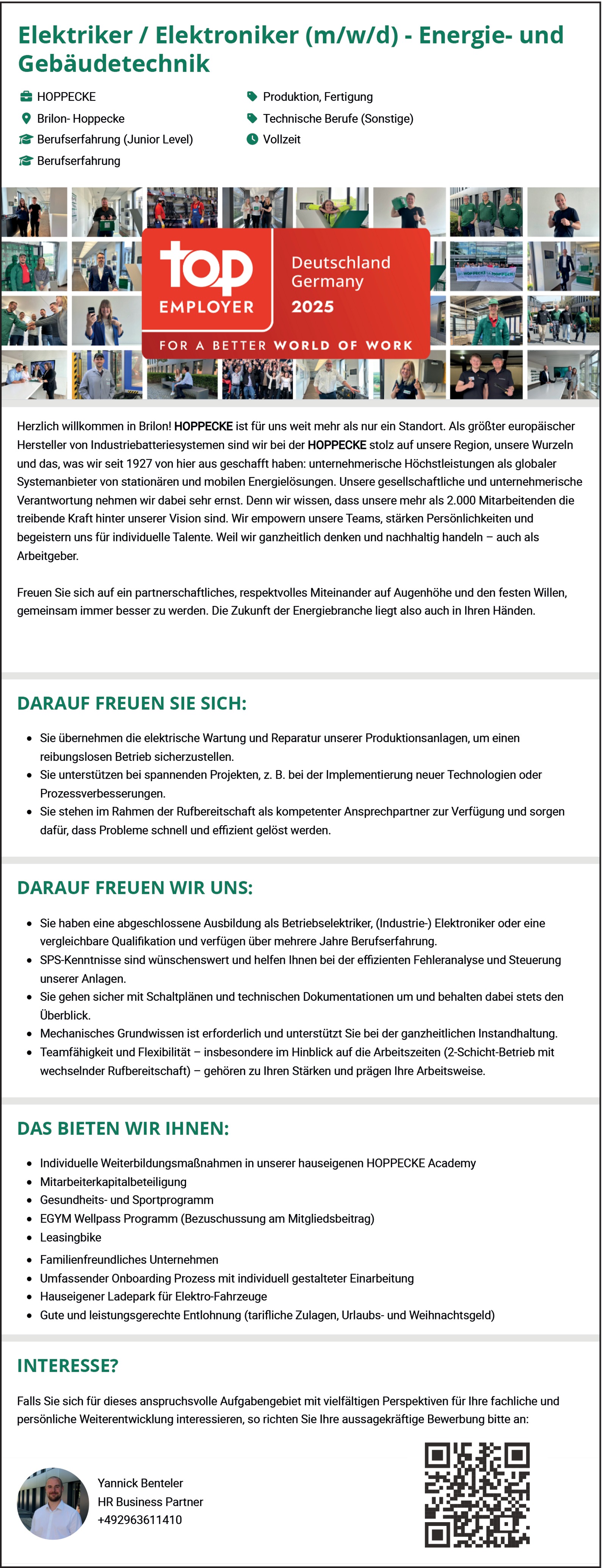 Elektroniker/in m/w/d