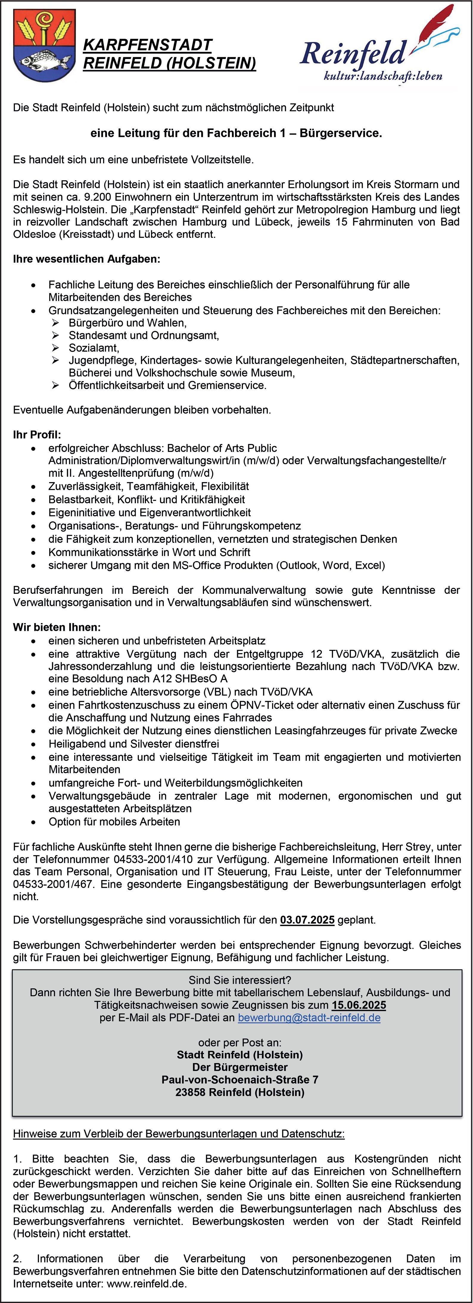 Verwaltungsfachangestellte m/w/d