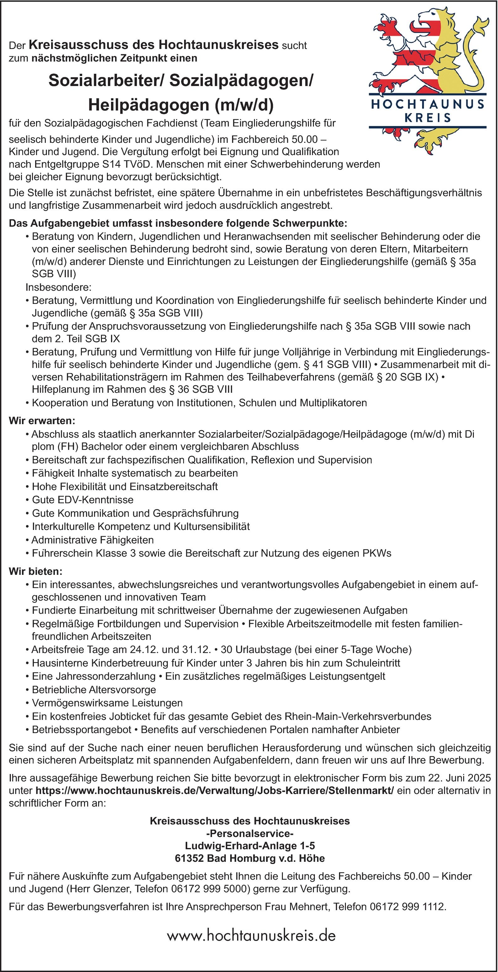 Sozialpädagoge (m/w/d)