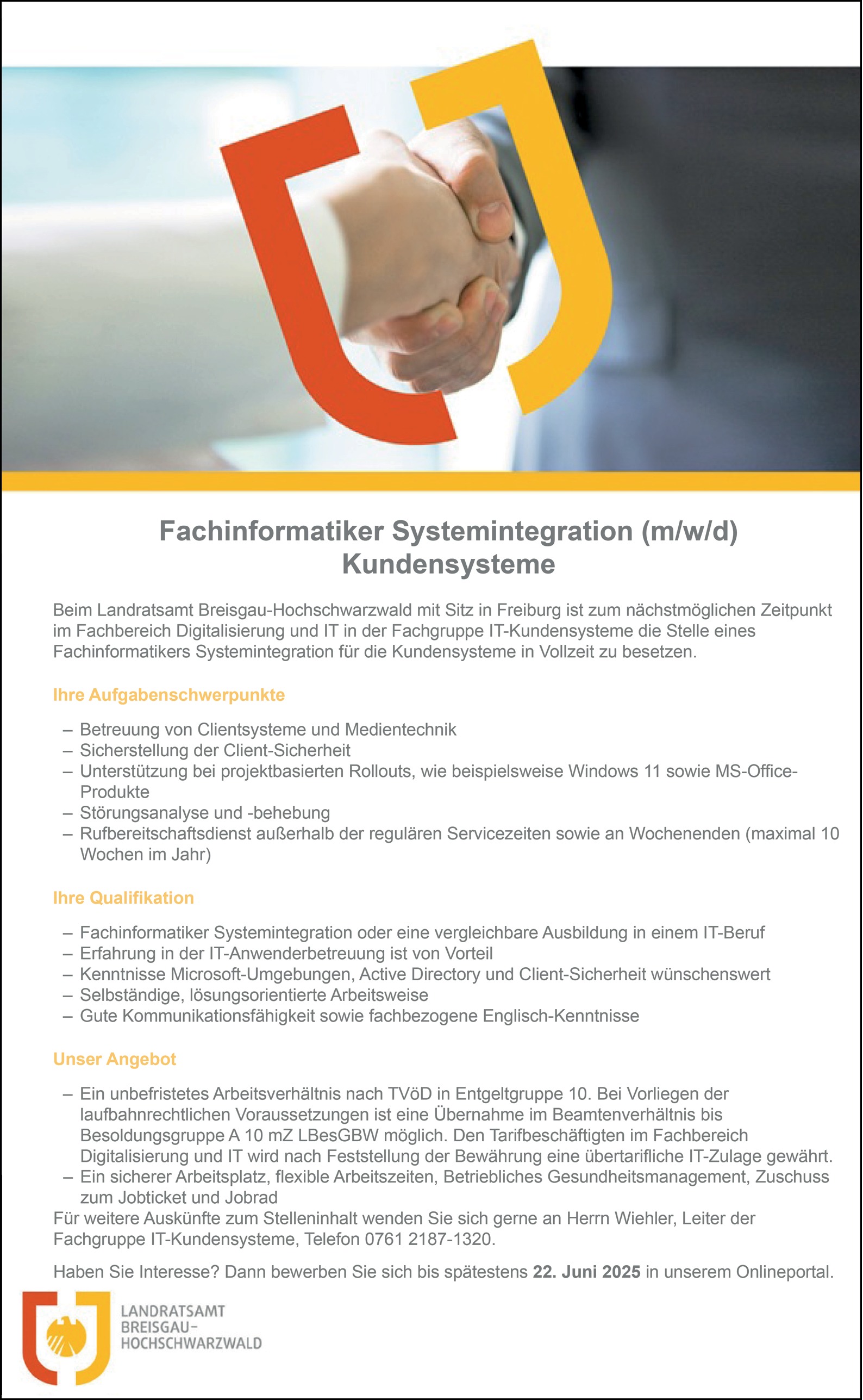 Fachinformatiker (m/w/d)