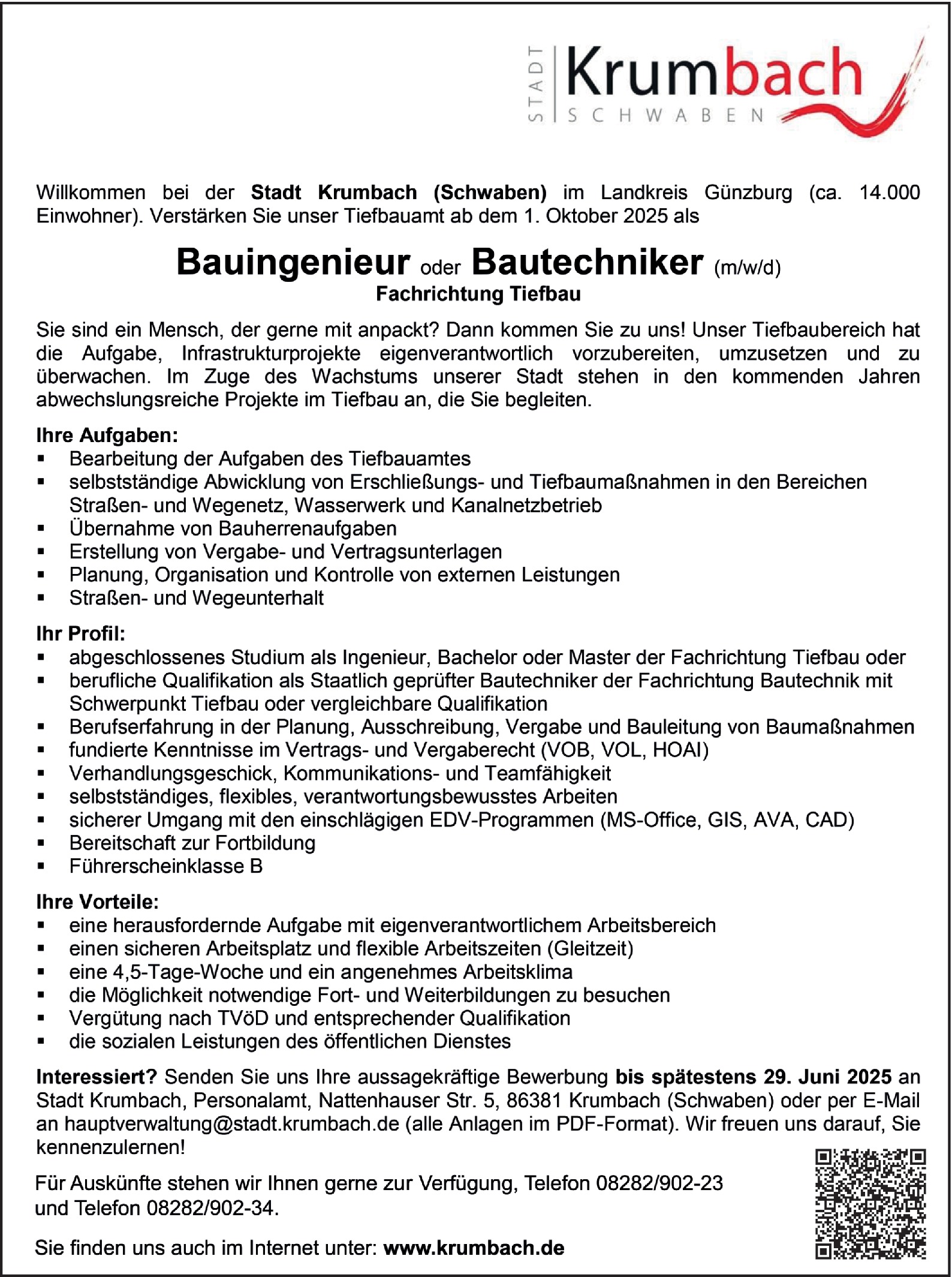 Bautechniker (m/w/d)