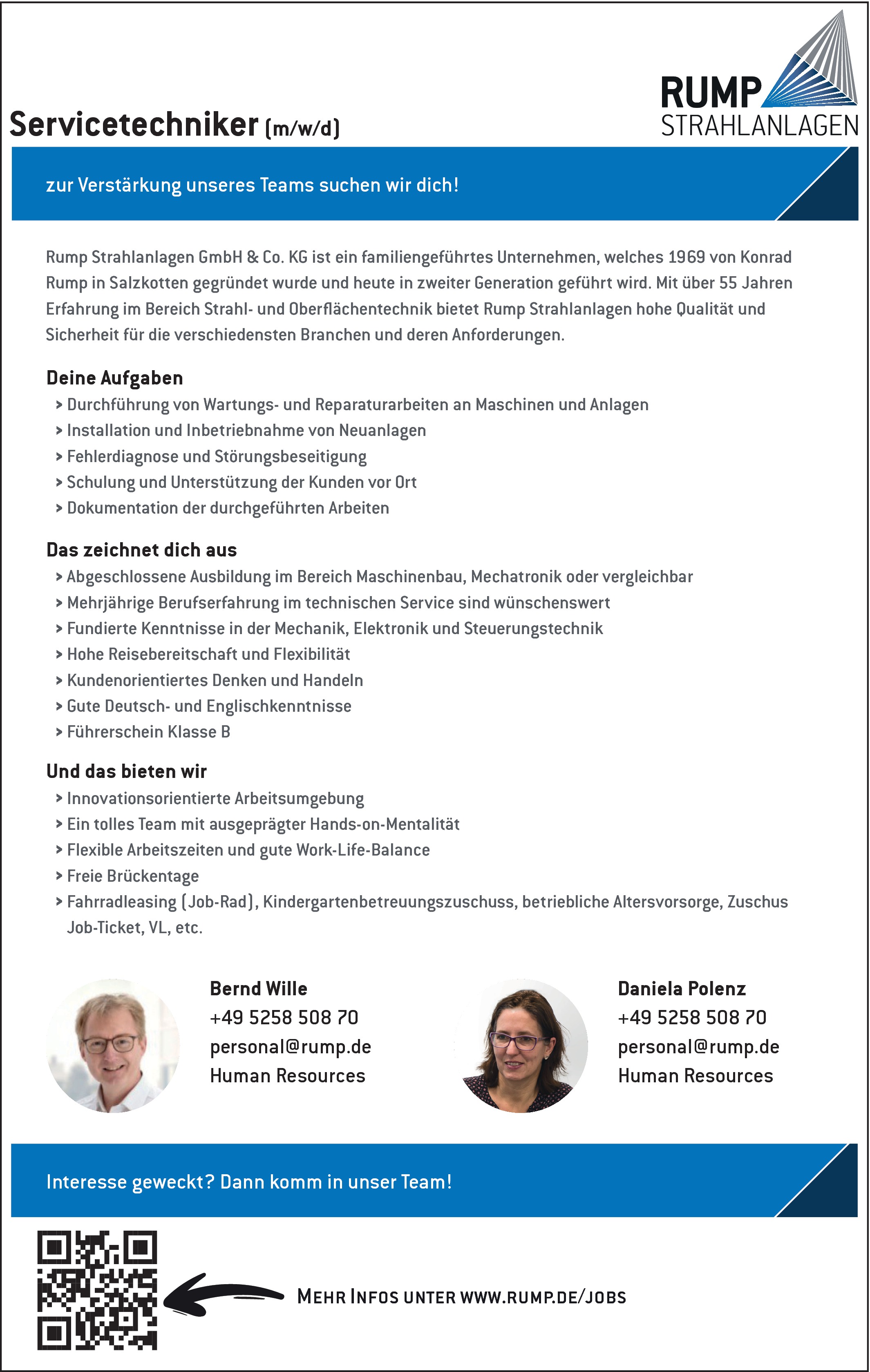 Servicetechniker m/w/d