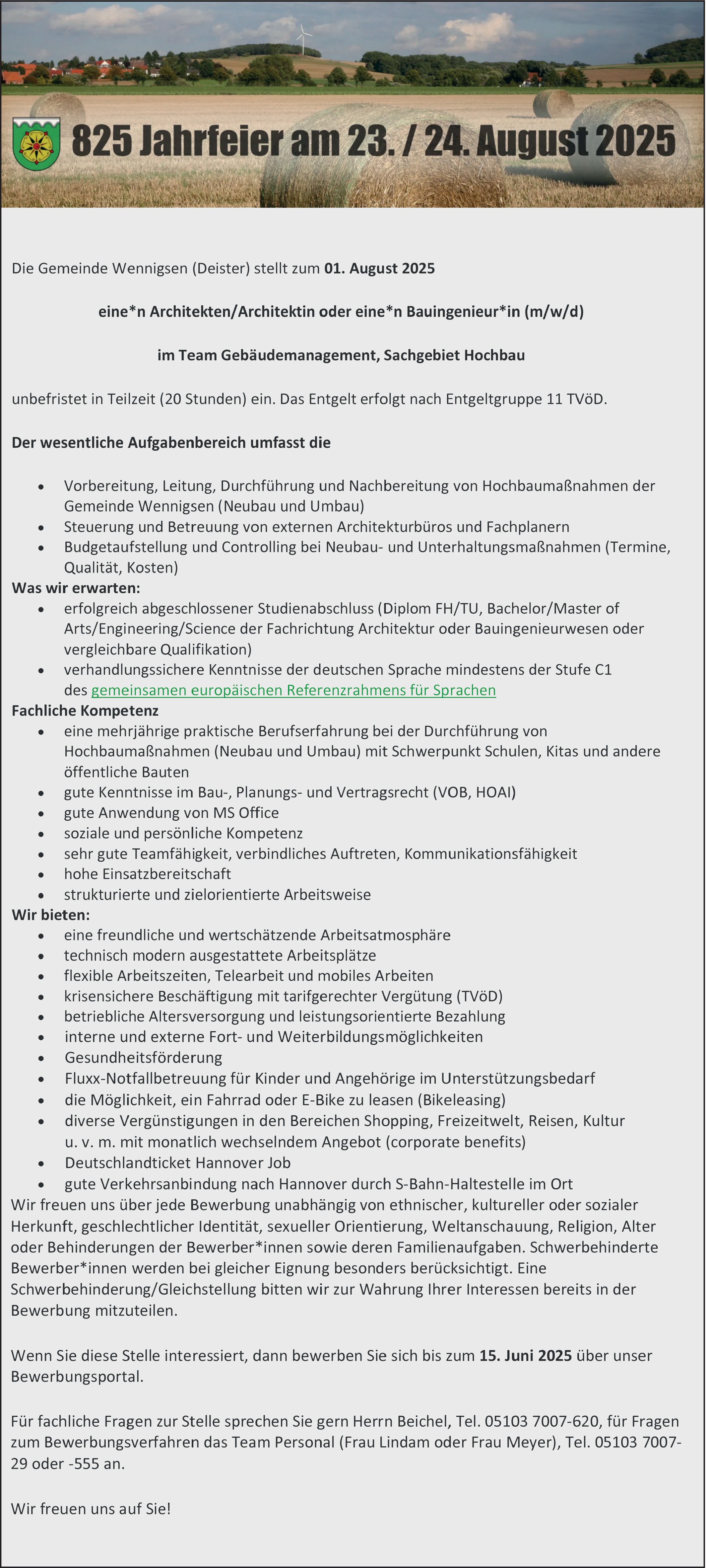 Architekt Hochbau m/w/d