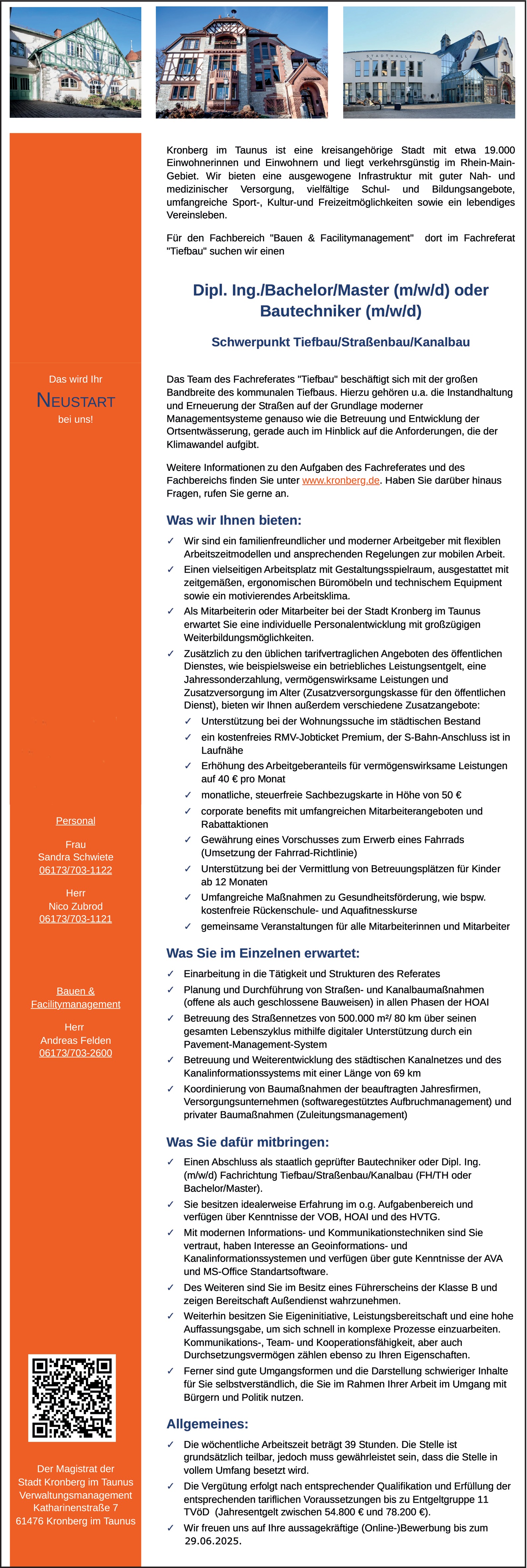 Tiefbautechniker (m/w/d)