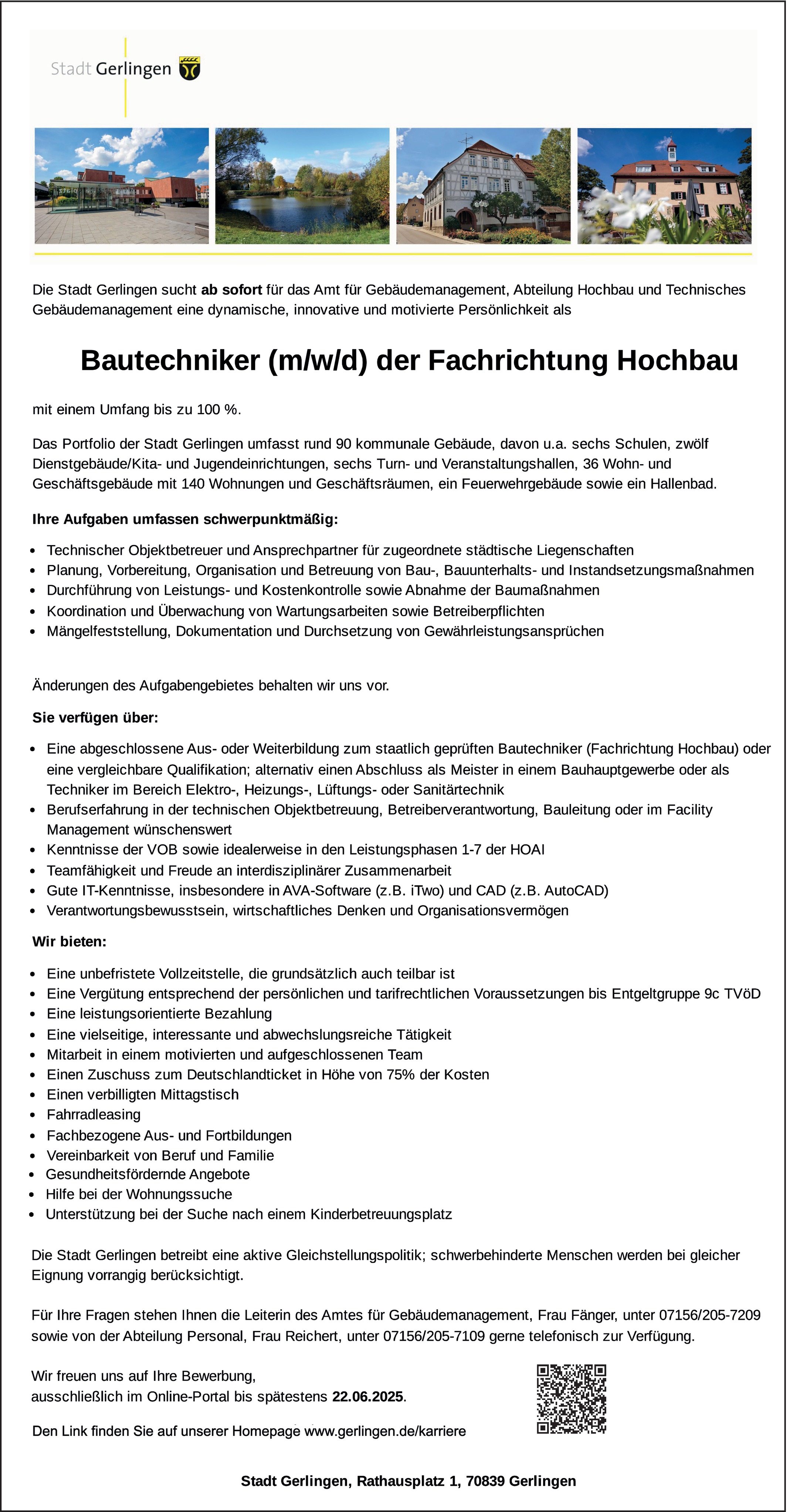 Techniker Heizungs-, Lüftungs- oder Sanitärtechnik m/w/d