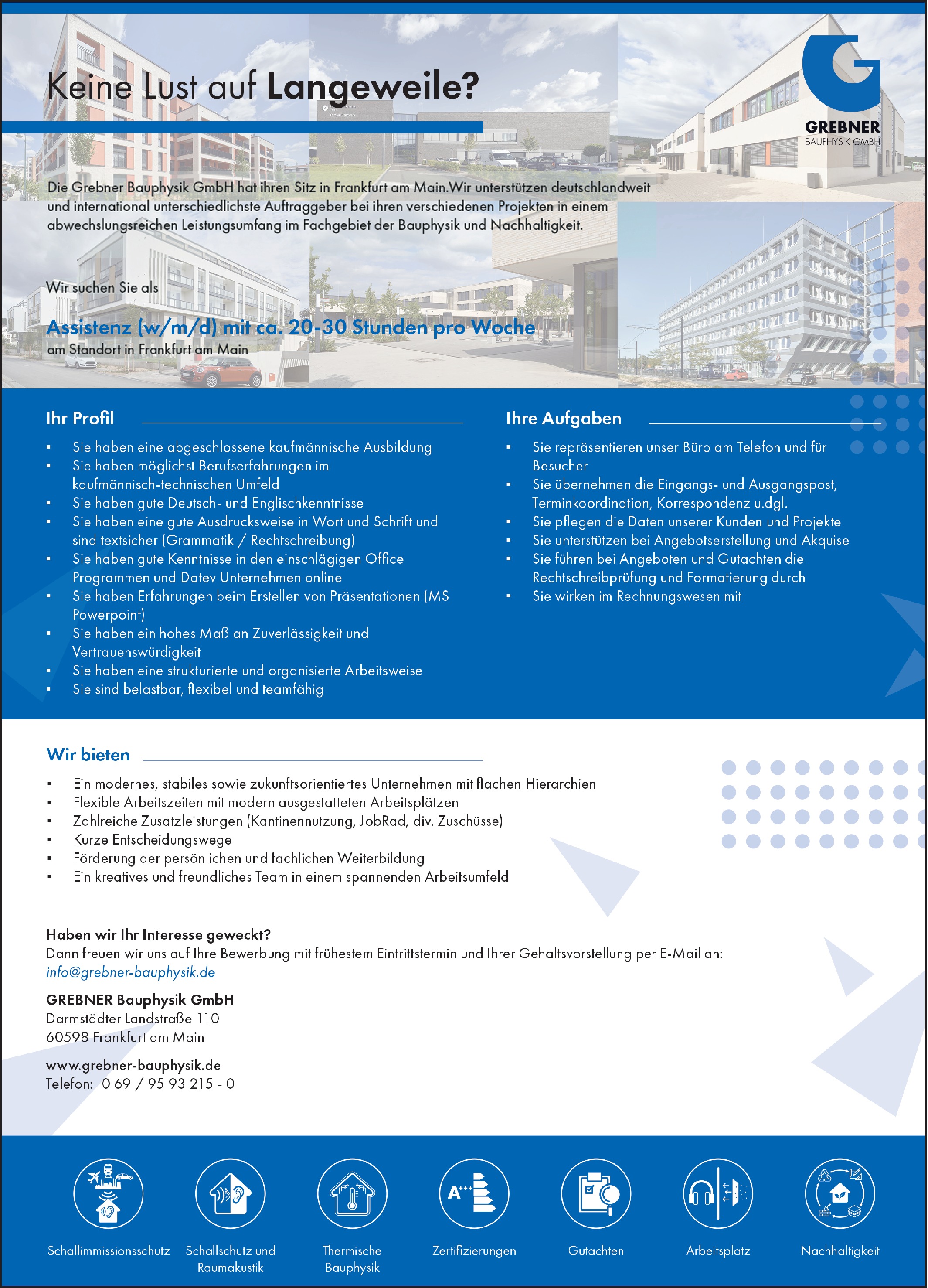 Büroassistent/in m/w/d