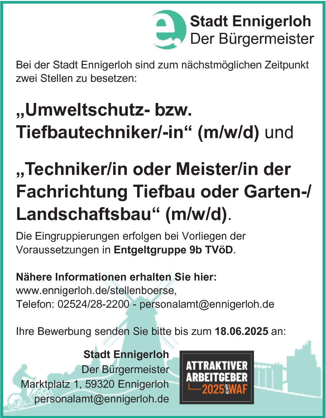 Umweltschutztechniker (m/w/d)