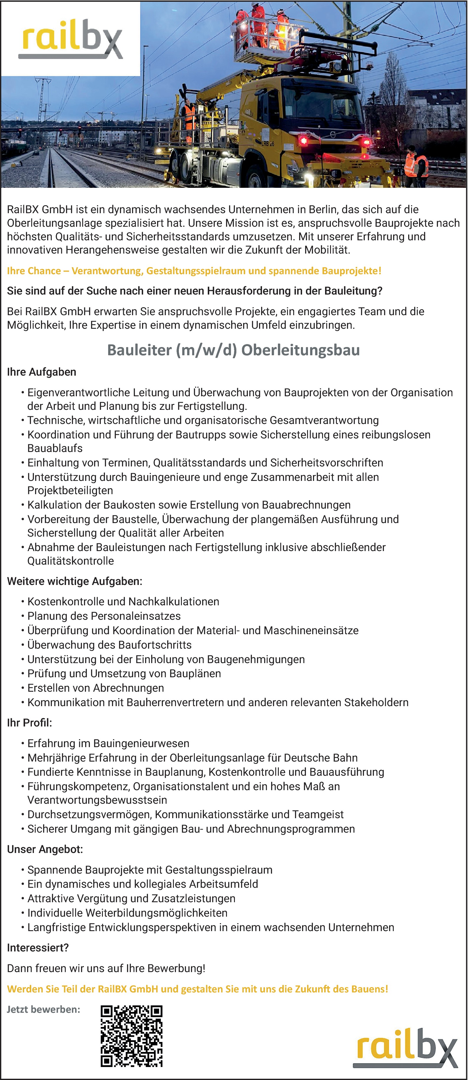 Bauingenieur m/w/d