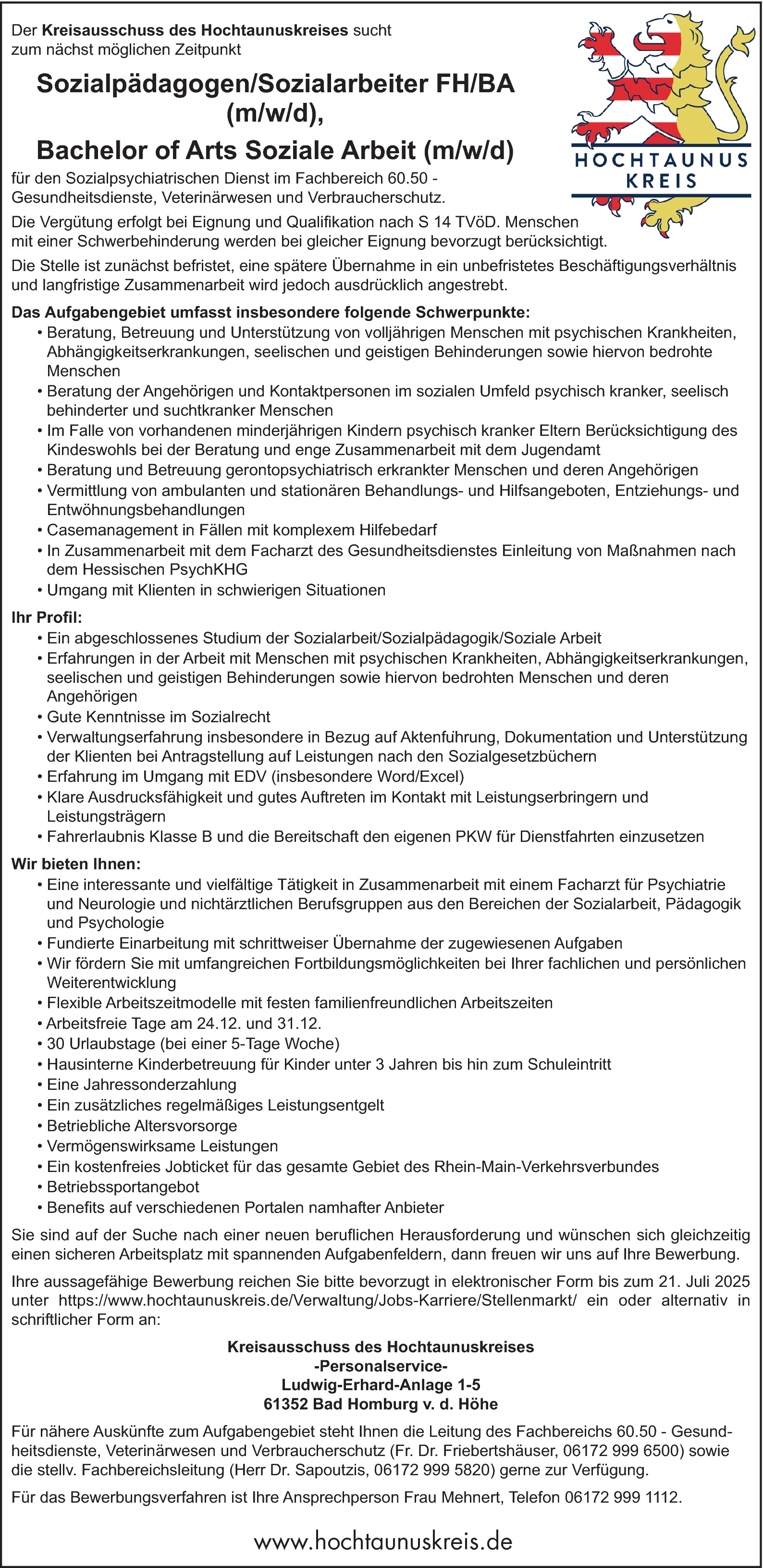 Sozialpädagoge (m/w/d)