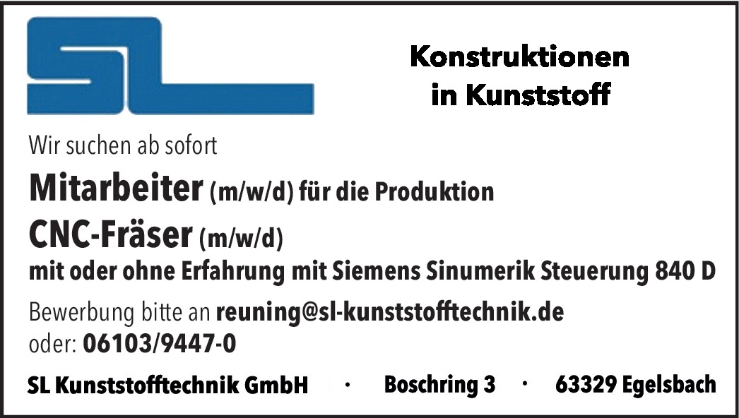 CNC-Fräser m/w/d