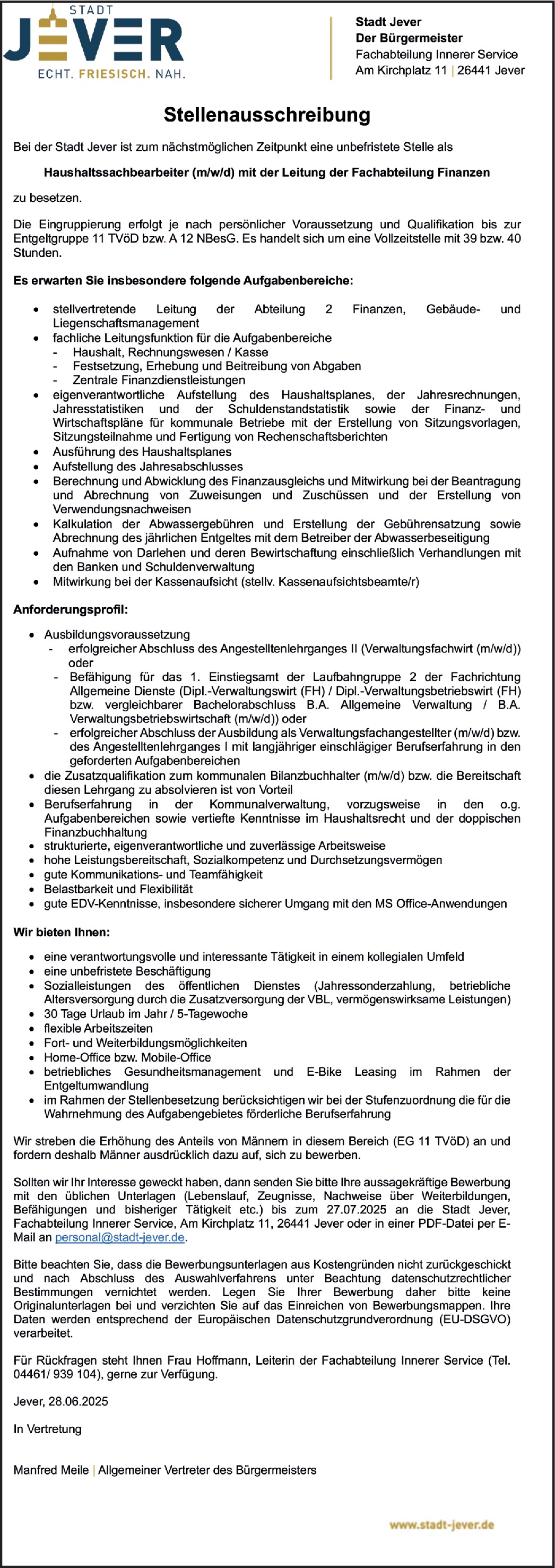 Verwaltungsbetriebswirt m/w/d
