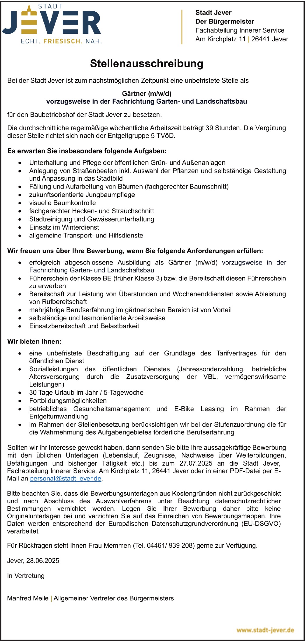 Gärtner/in - Garten- und Landschaftsbau