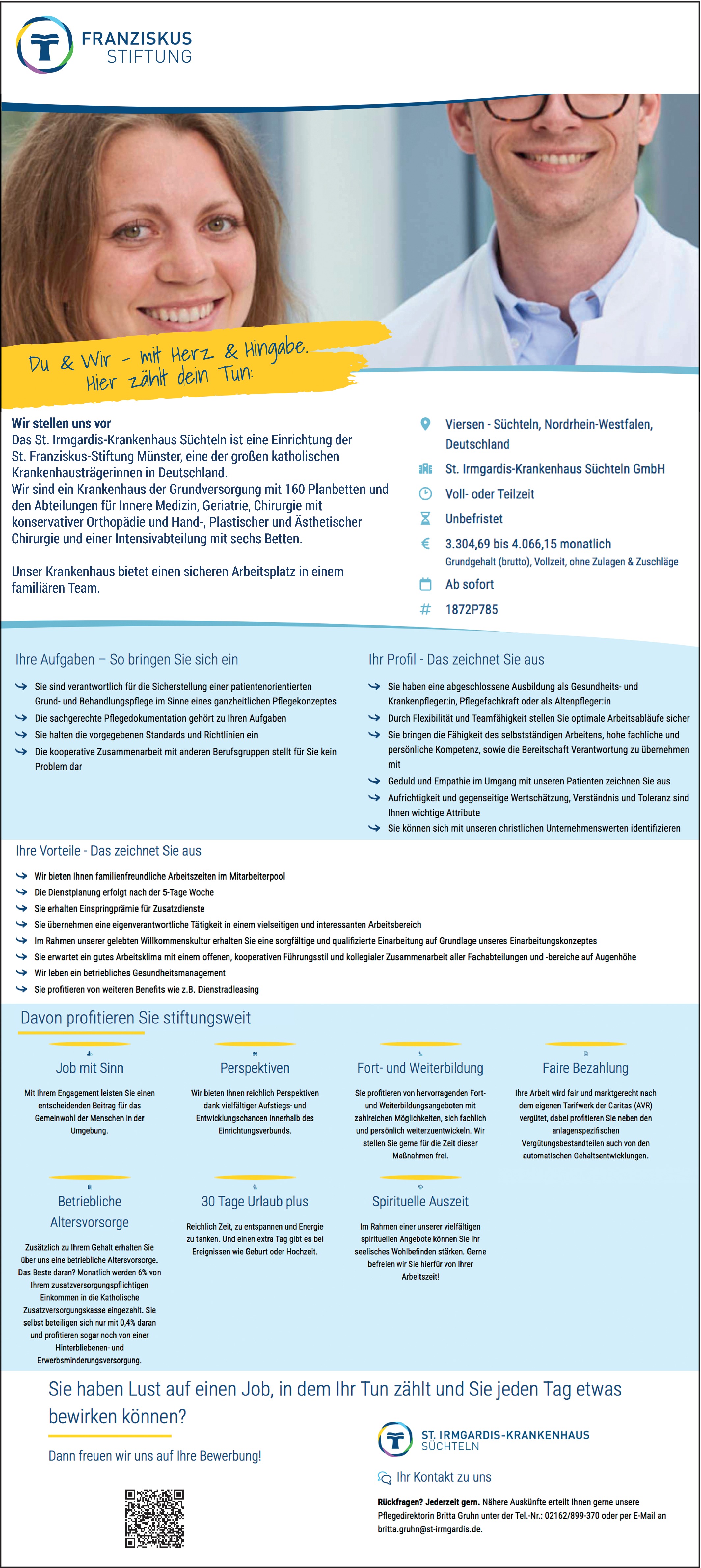 Pflegefachkraft m/w/d