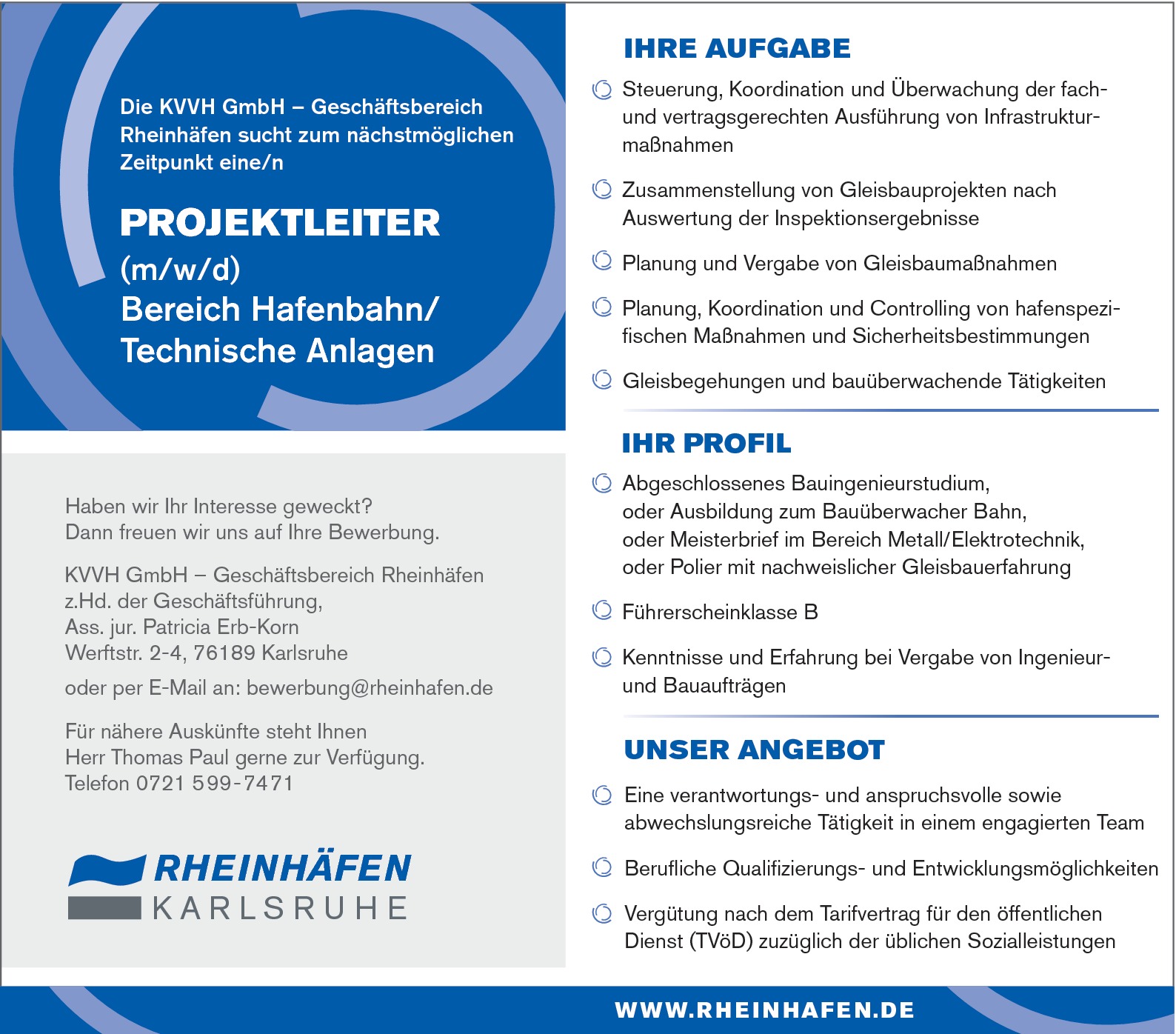 Bauingenieur m/w/d