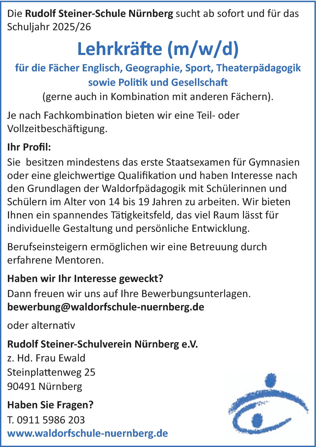 Lehrer m/w/d