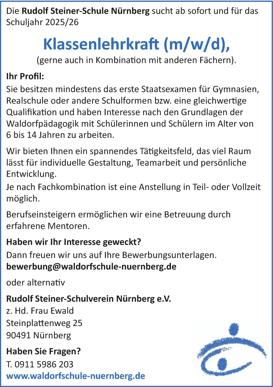 Klassenlehrer m/w/d