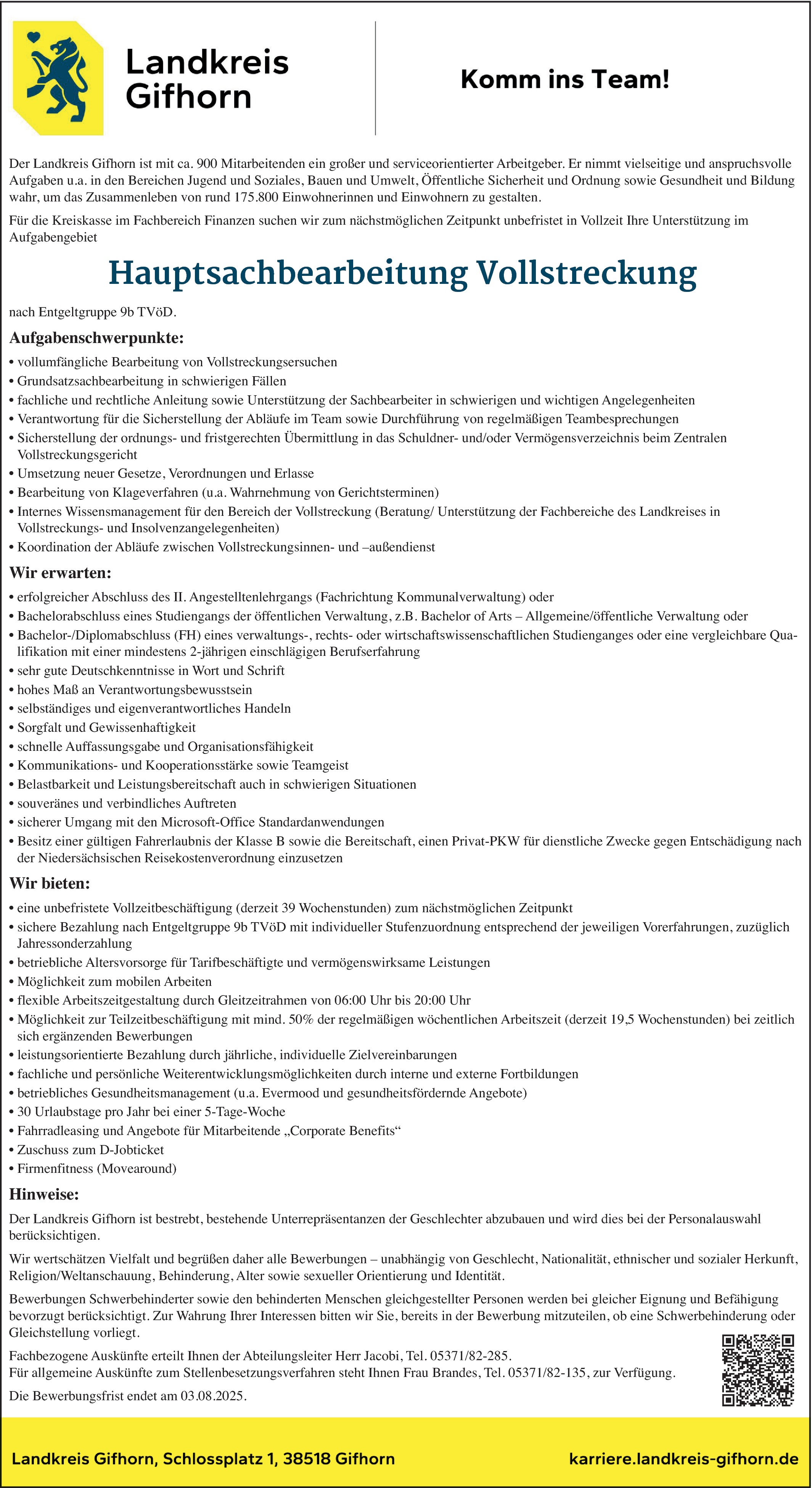Verwaltungsangestellte Kommunalverwaltung (m/w/d)
