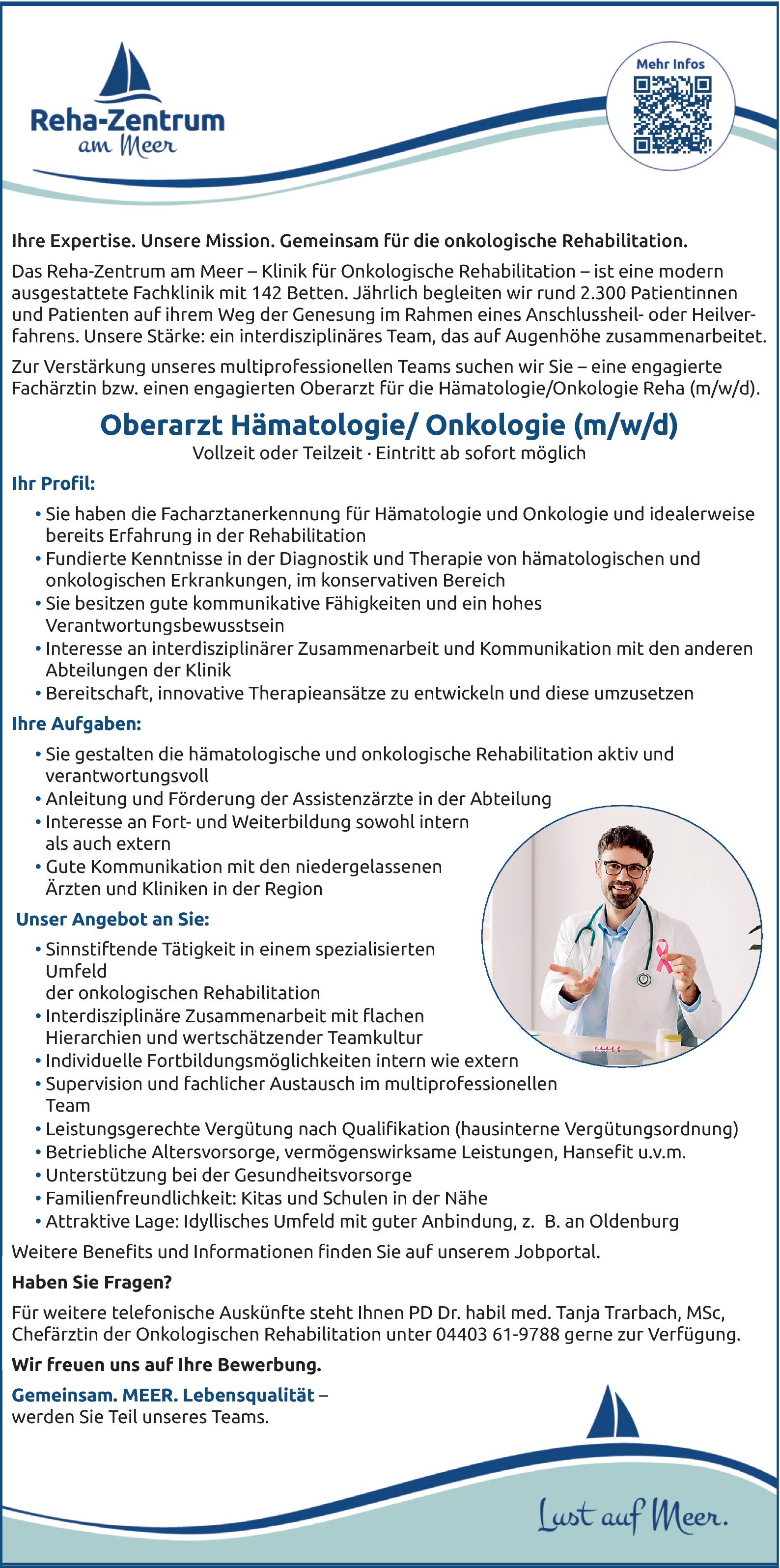 Oberarzt Hämatologie/ Onkologie m/w/d