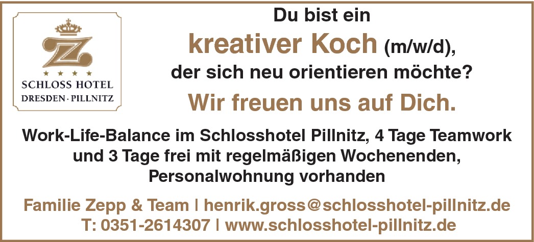 kreativer Koch m/w/d