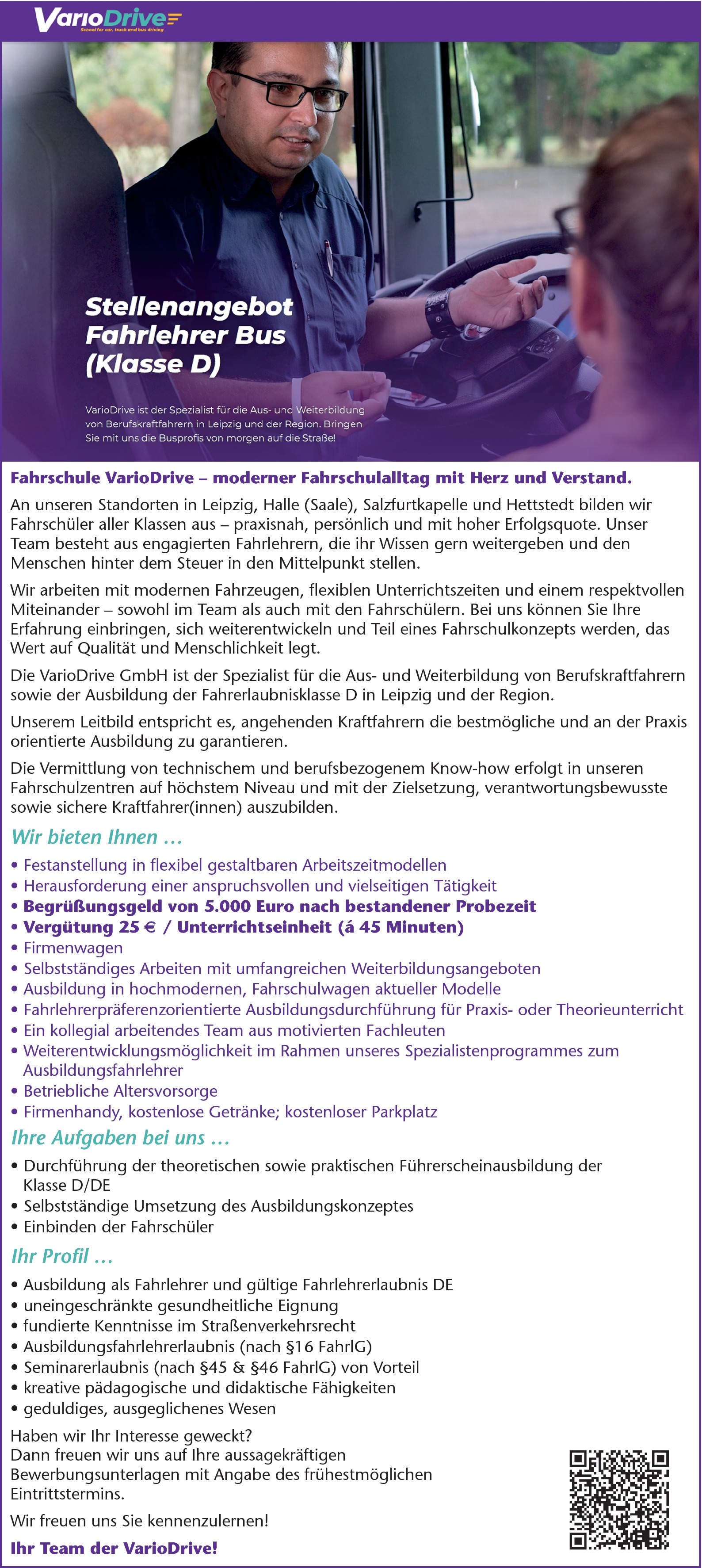 Fahrlehrer m/w/d