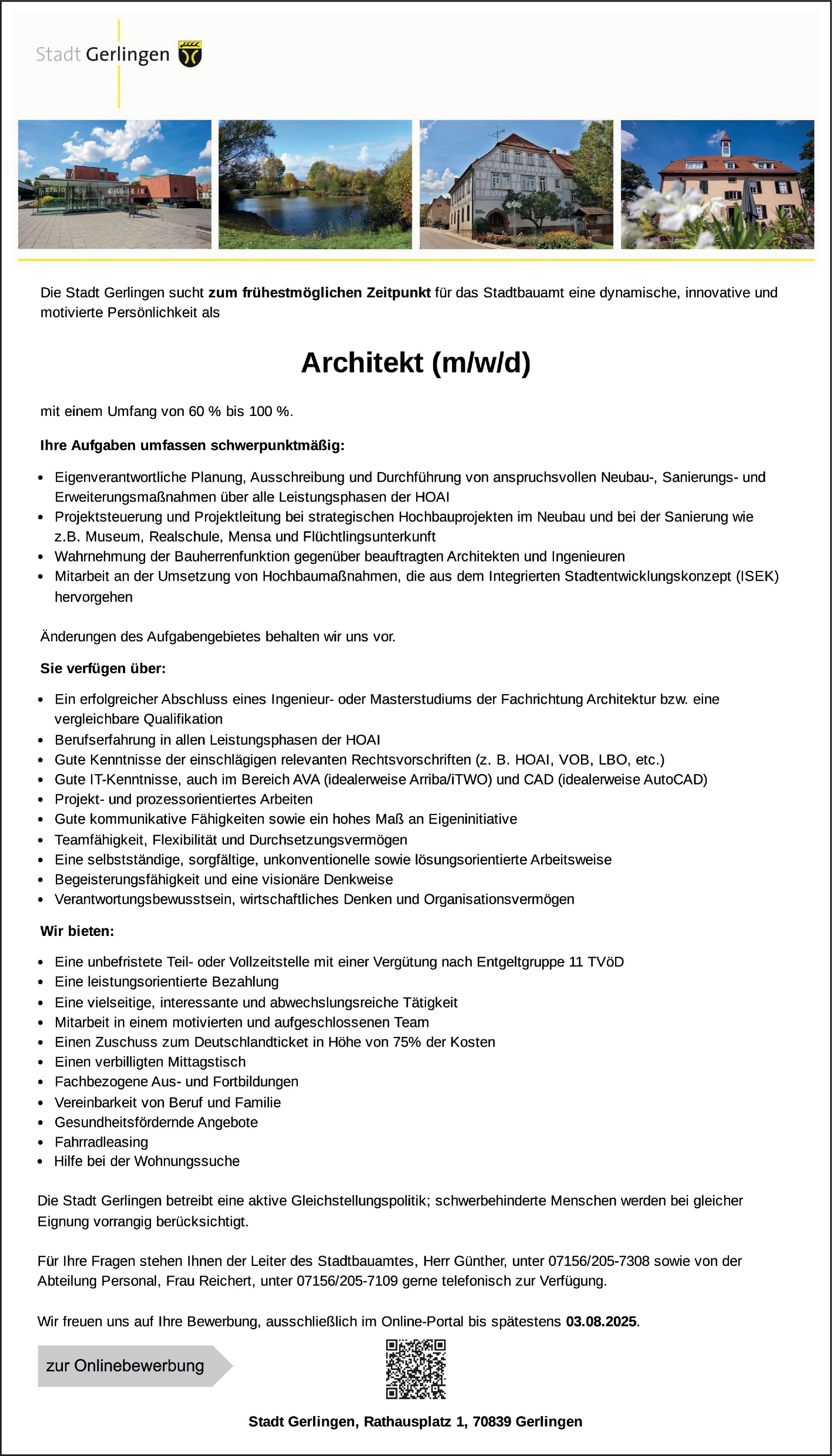 Architekt w/m/d