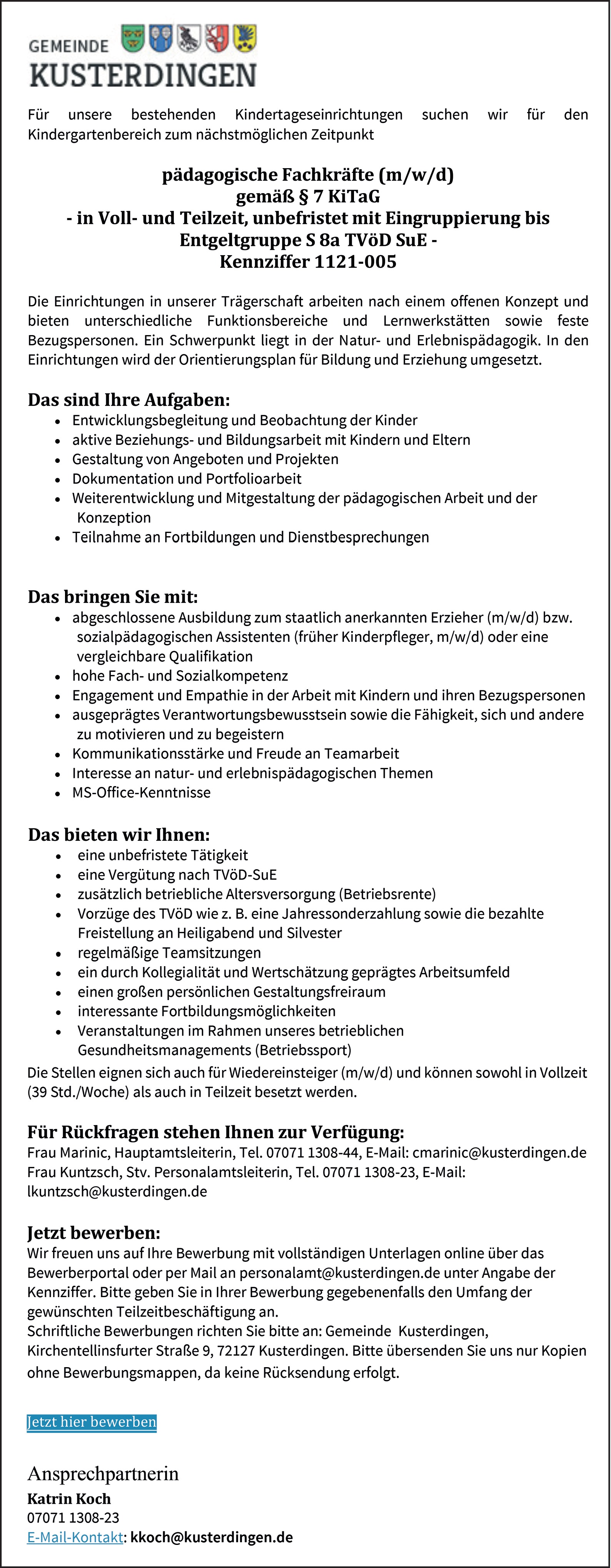 Kinderpfleger m/w/d
