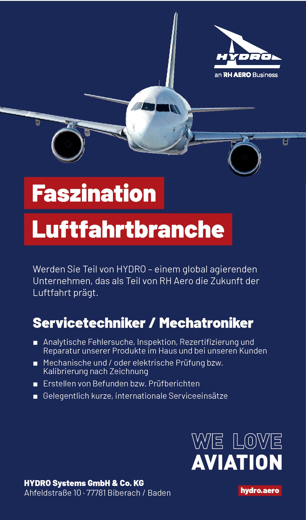 Servicetechniker m/w/d