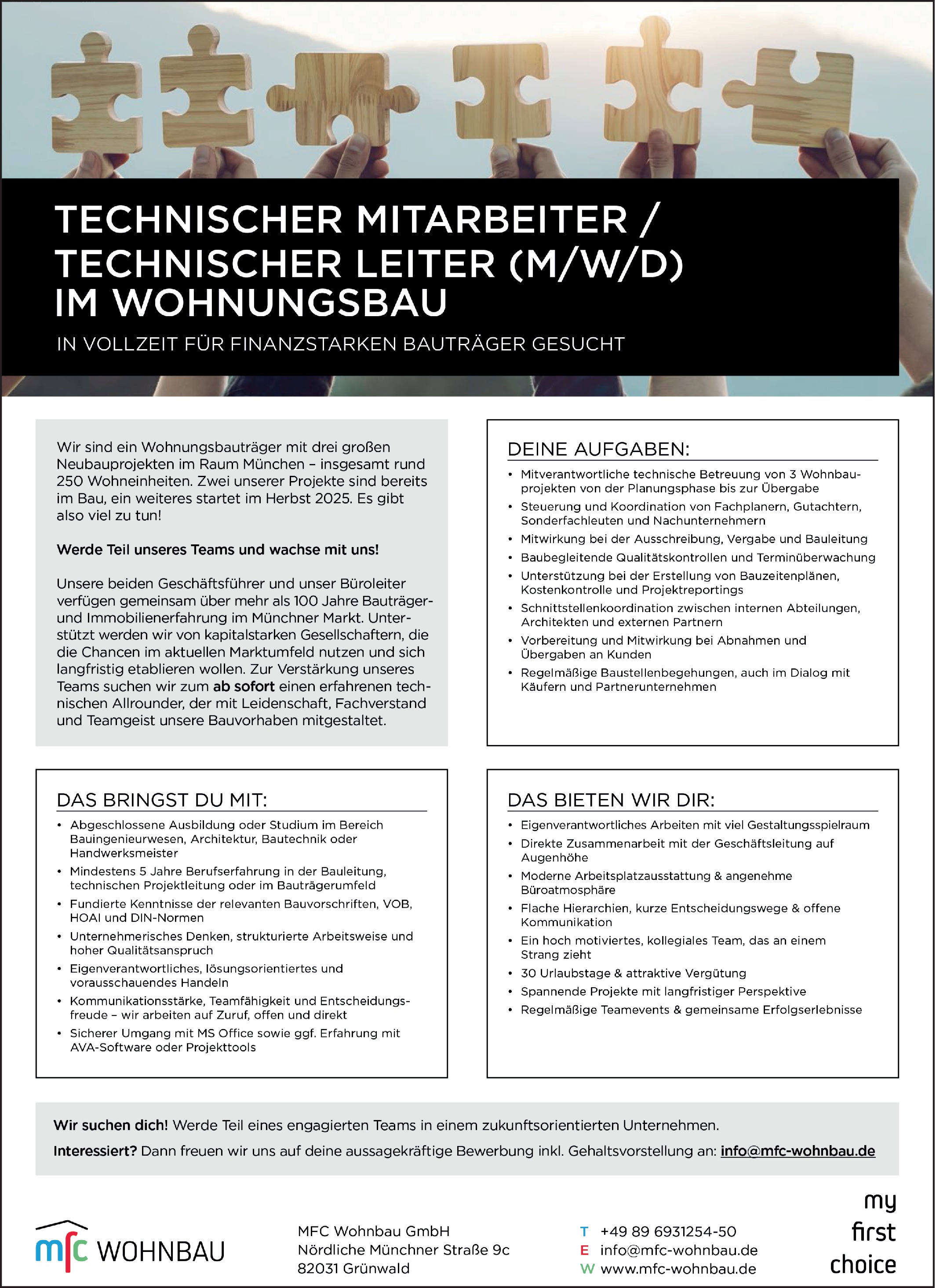 Architekt w/m/d